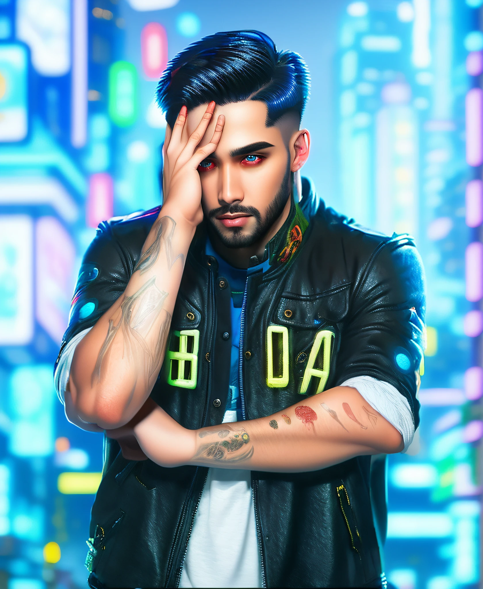 City at night, movie blue lights, 8K, original, HD, stunning masterpiece, neon background twinkling, bustling city