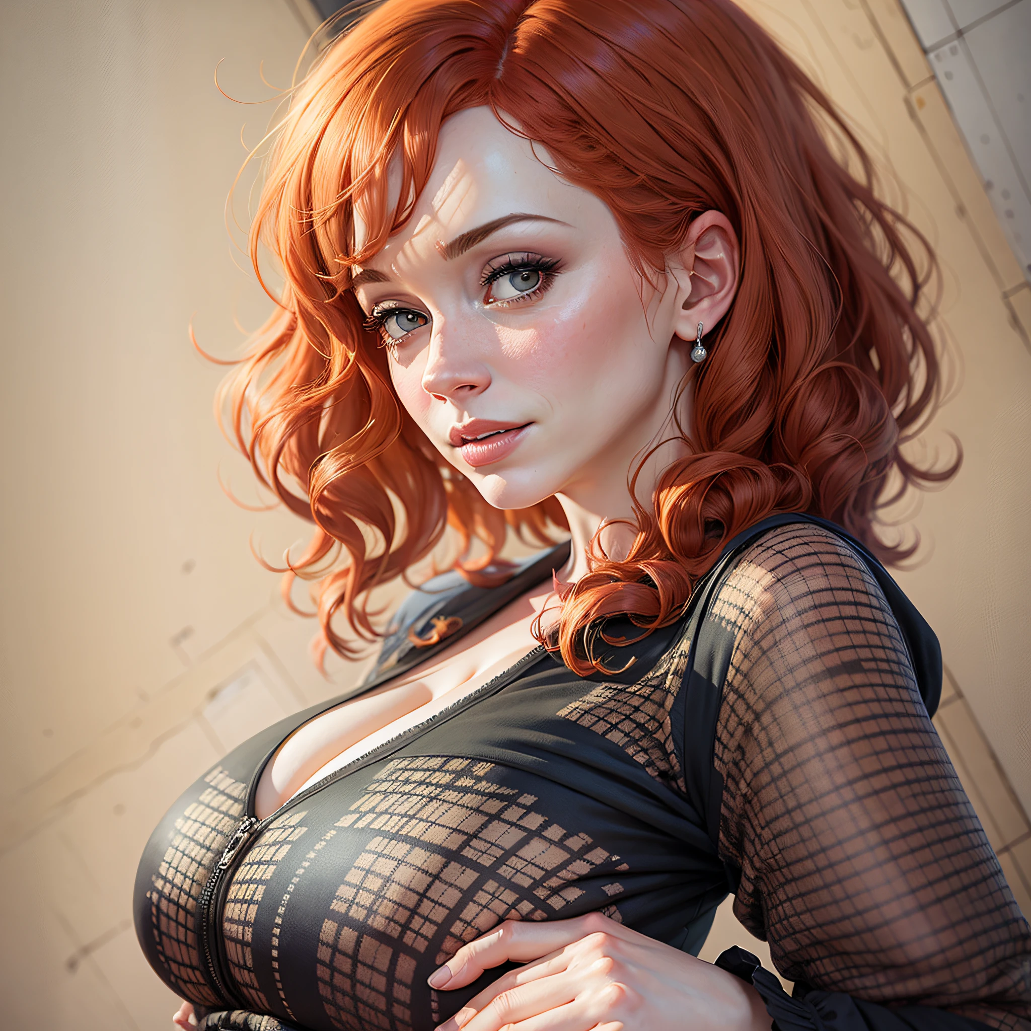 Christina Hendricks Hairy Teacher --auto --s2