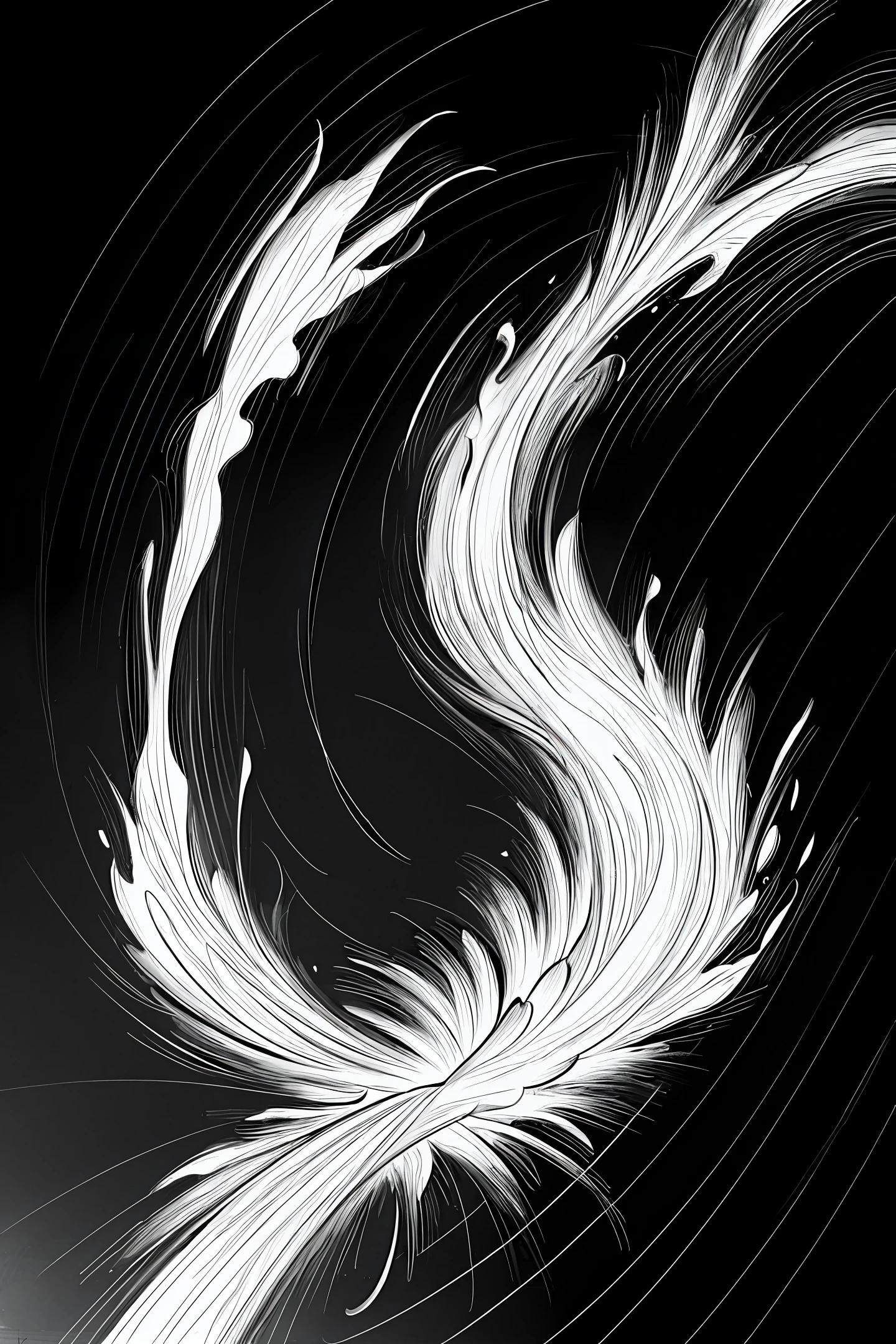 Create a lineart drawing to draw