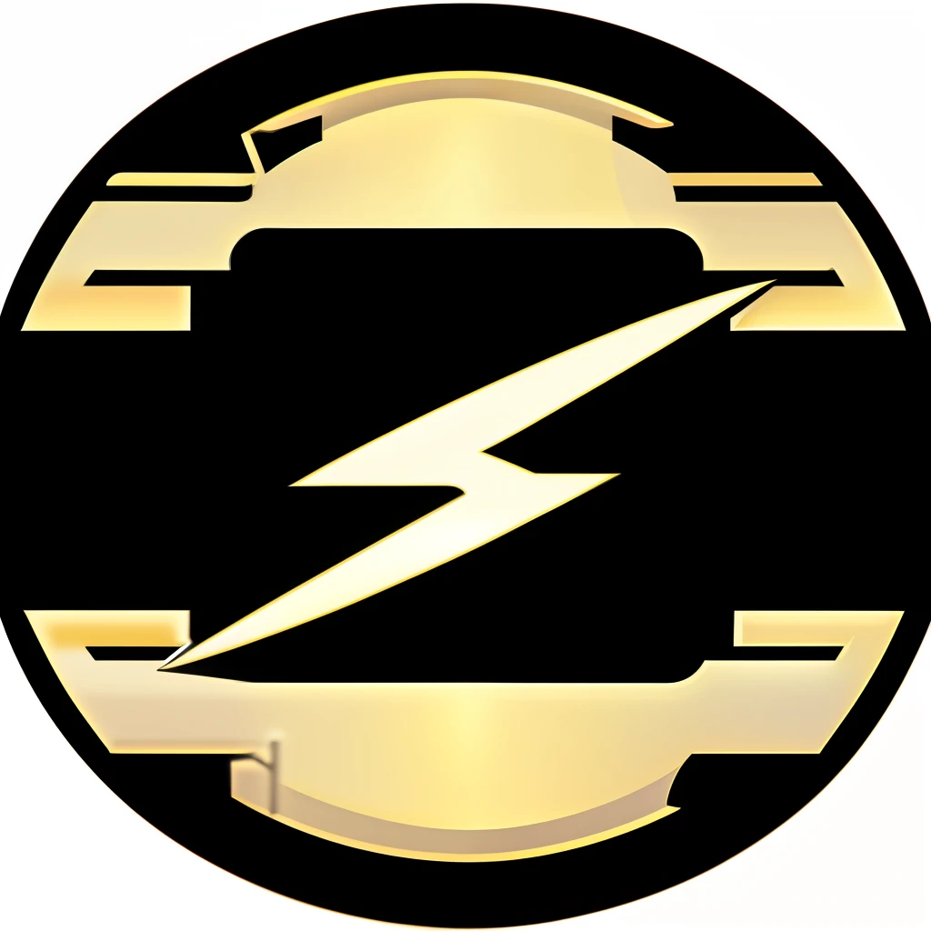 creates a logo with Z and L of a barbershop, being a black background and in the middle of the Z and L a lightning bolt