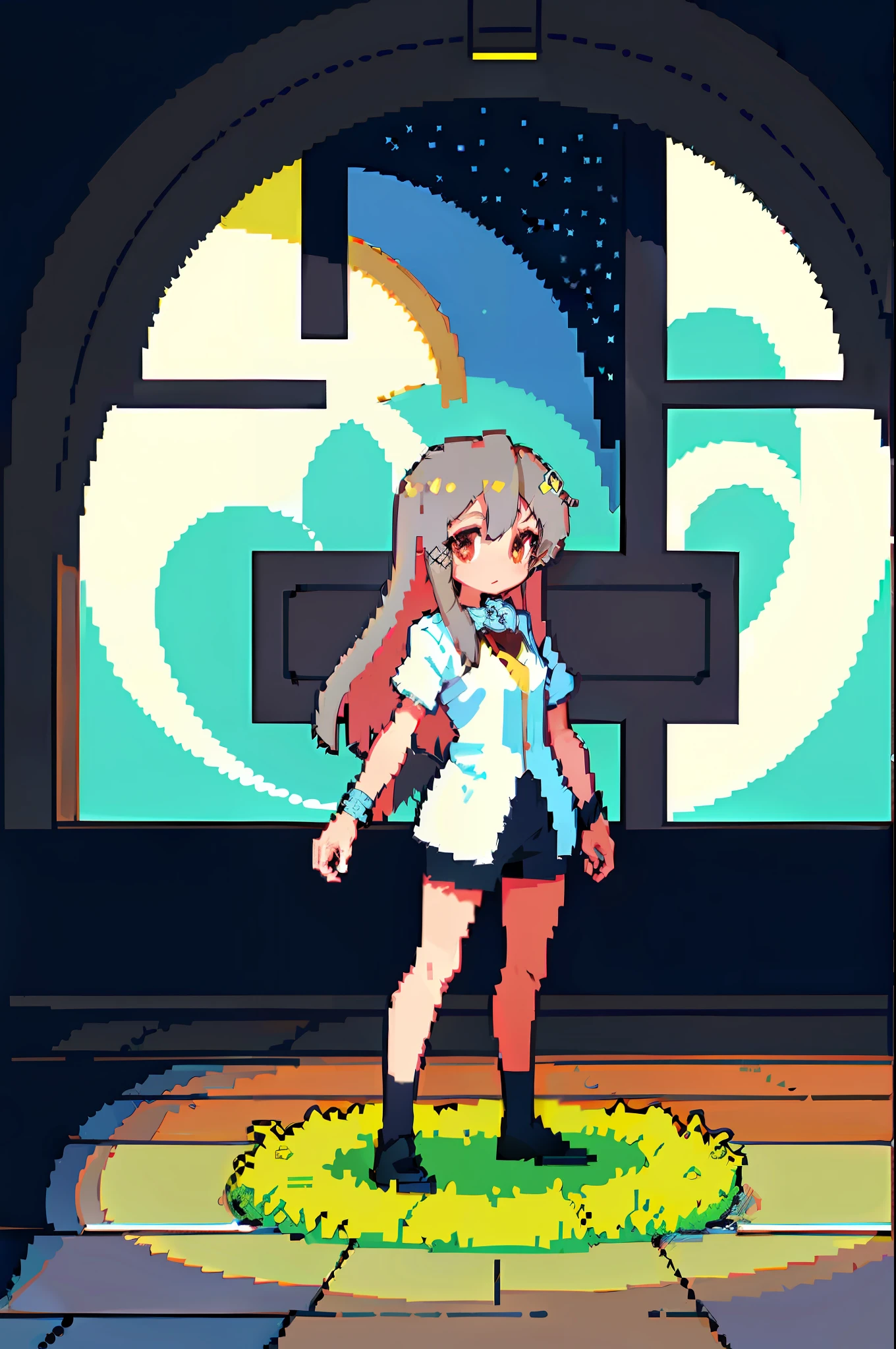 (masterpiece, superior quality, best quality), pixel, pixel art, oyamamahiro, full body,