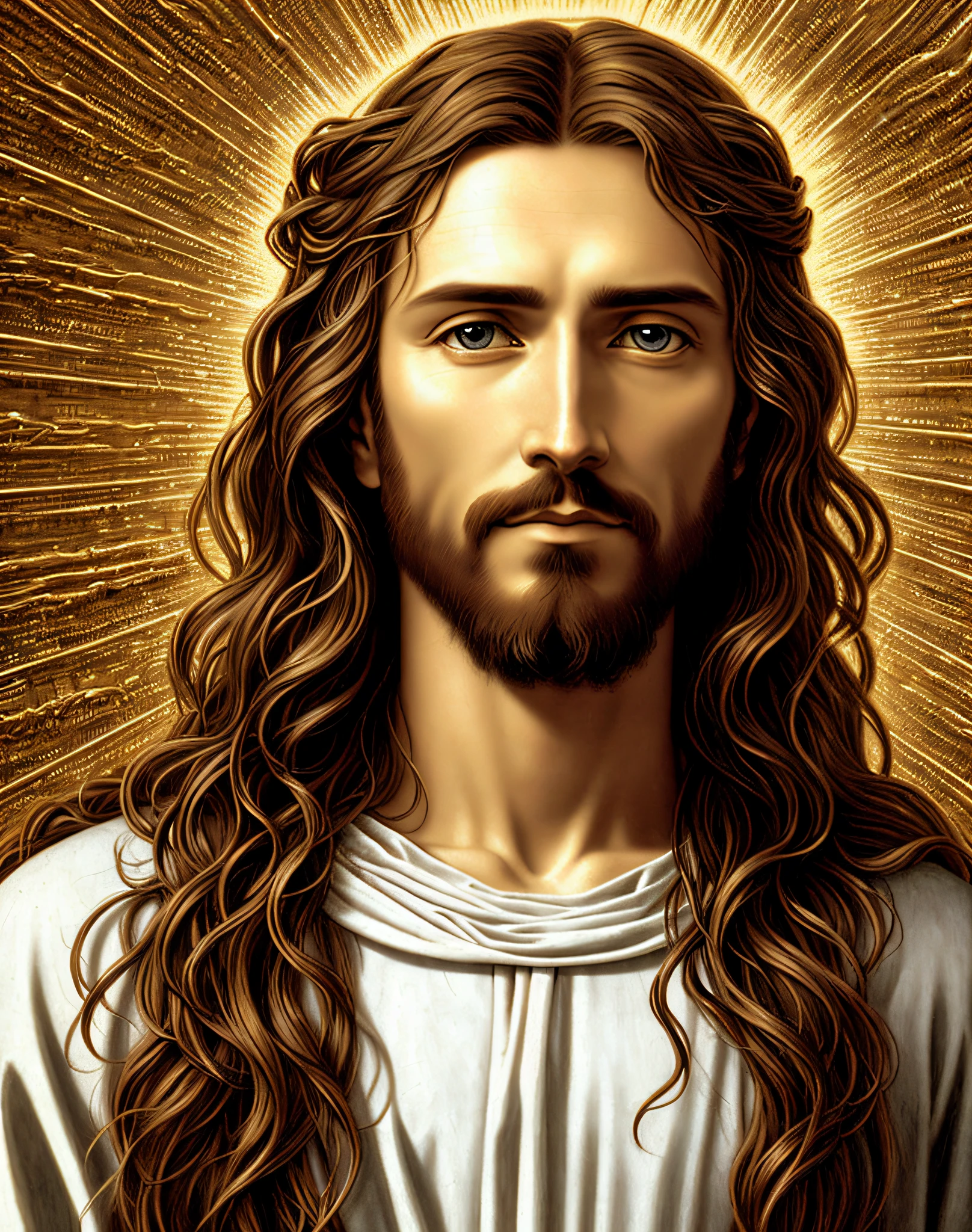 (Jesus:1.1), Biblical art, hyper-detailed