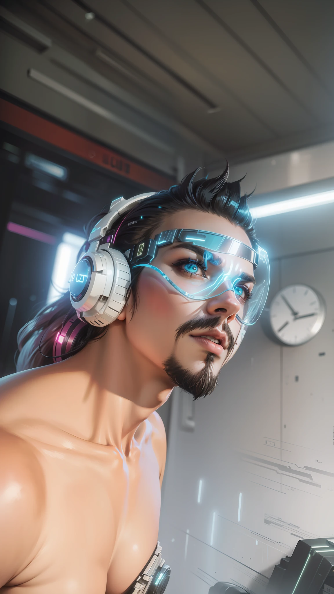 Cyberpunk style with cinematic style