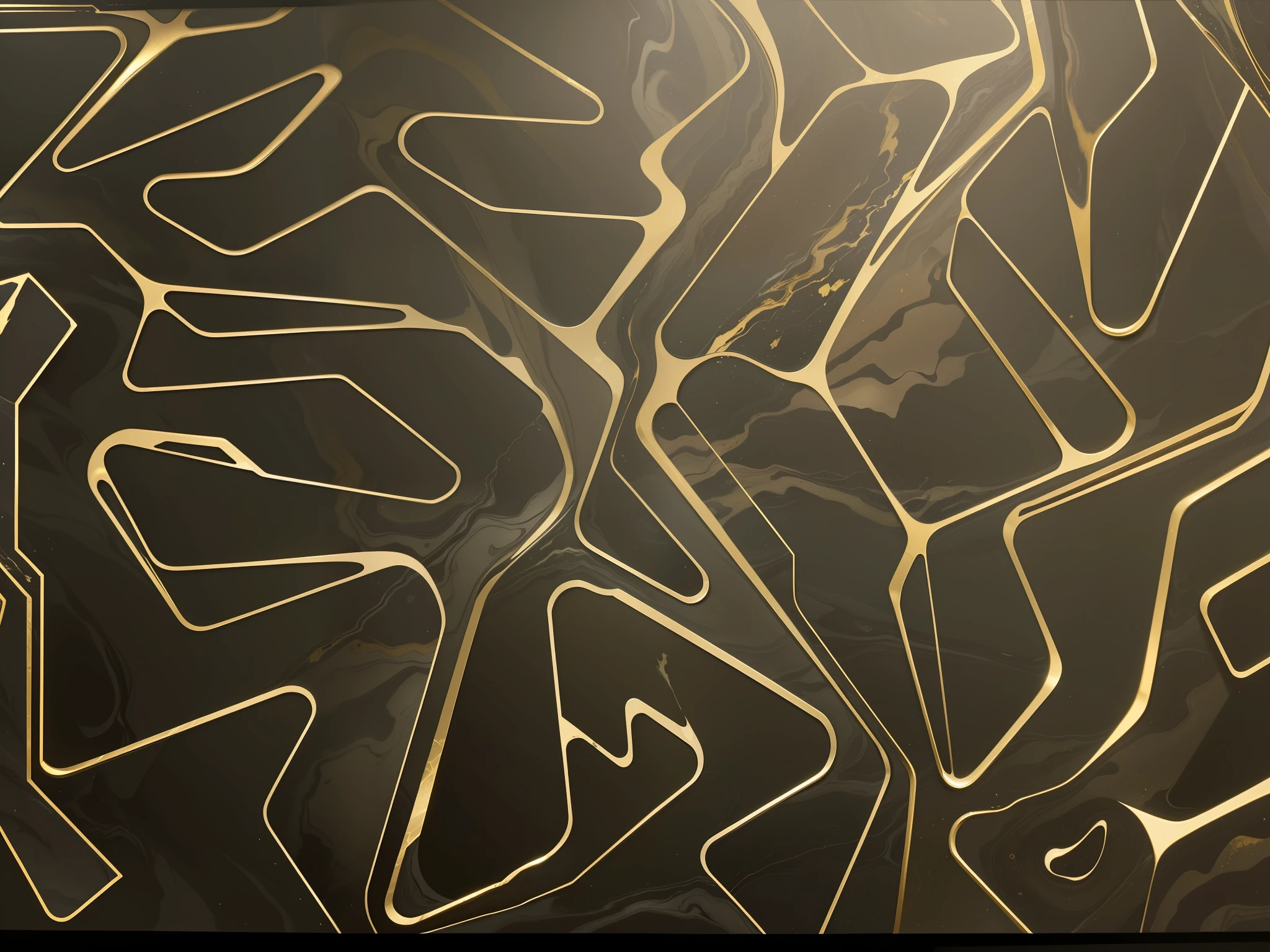 arafed black and gold marble with a gold veining, black marble and gold, golden cracks, gilded marbled paper background, with veins of magma and gold, black and gold wires, gold black, baroque marble and gold in space, marble texture, marble background, black and gold rich color, black marble, kintsugi, marble and gold --auto --s2