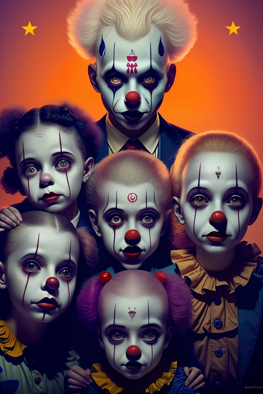 "terrifying and realistic image, scary clowns Clown Gang", which murdered children and adolescents in the metropolitan region of São Paulo, spread as if it were news, in the greatest cordless phone style. The result: thousands of families fearful that their children would not return home.