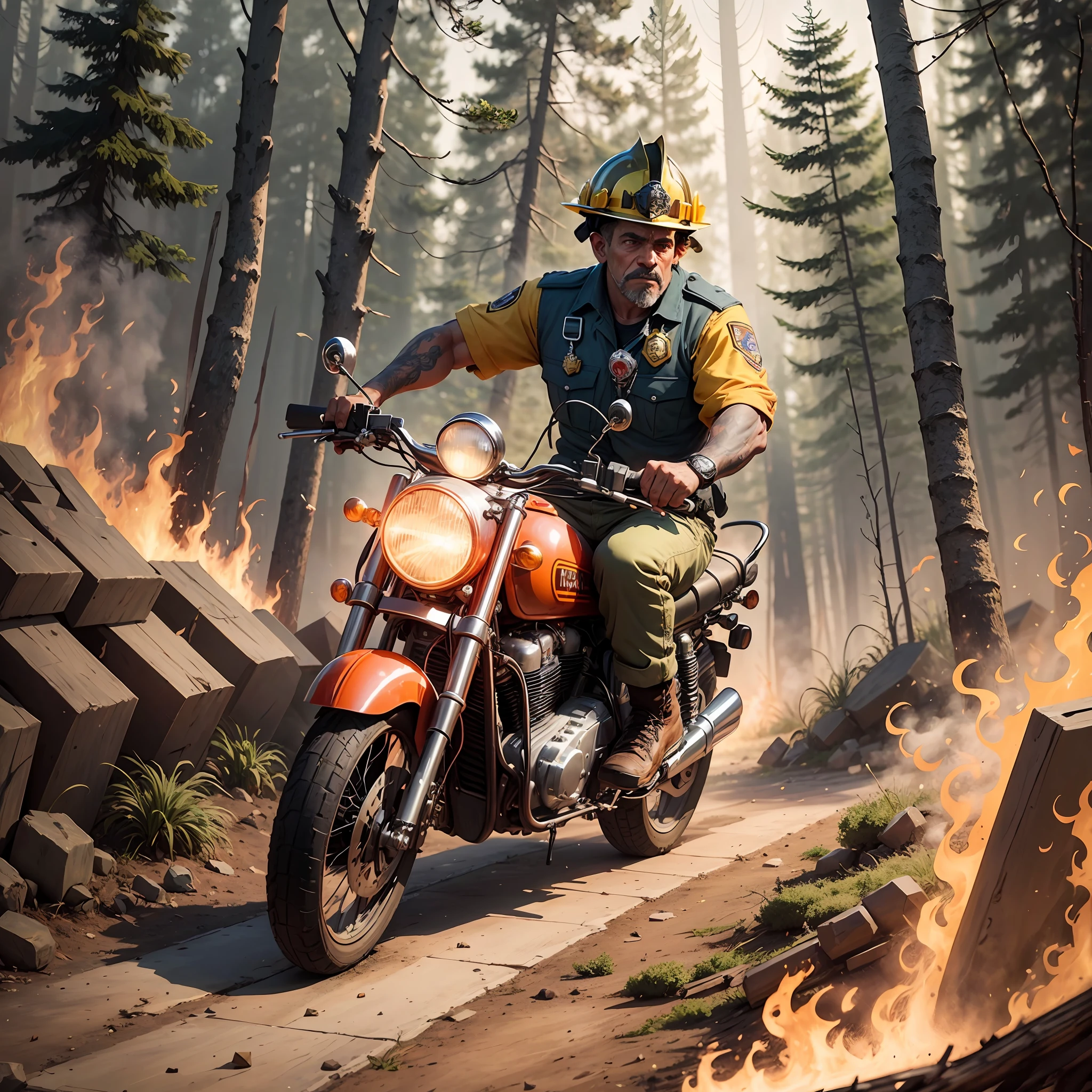 "Join the Altmans": Forest fire fighters are secret arsonists so they will always have fires to fight. They also burn down rival pot farms hidden in forests. A corrupt police captain has an uneasy alliance with them. A guy can't get a job in his hometown unless he becomes a minder for adults with special needs. He must "go full Sam Altman" in order to be of maximum service to the mentally challenged people of color he is helping. Eventually they form a motorcyle gang called "The Altmans" who face off with all rhe corrupt officials. The leader of the gang gets framed, sent to jail. Then he fakes his own death while out to fight fires on a prisoner work release program. He escapes to be offgrid and finally win against the corrupt captain and fire fighters. --auto --s2