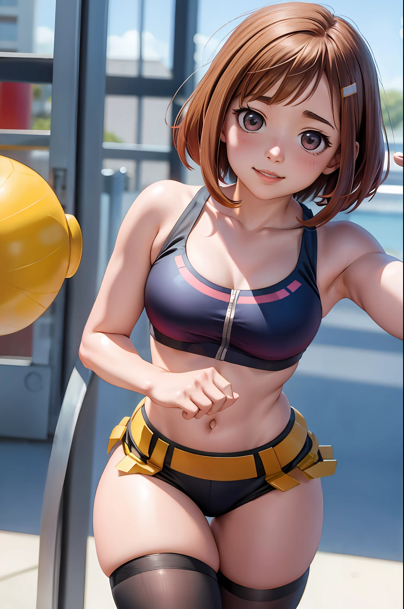 Uraraka Ochako , Boku no Hero Academia, HD, ultra realistic