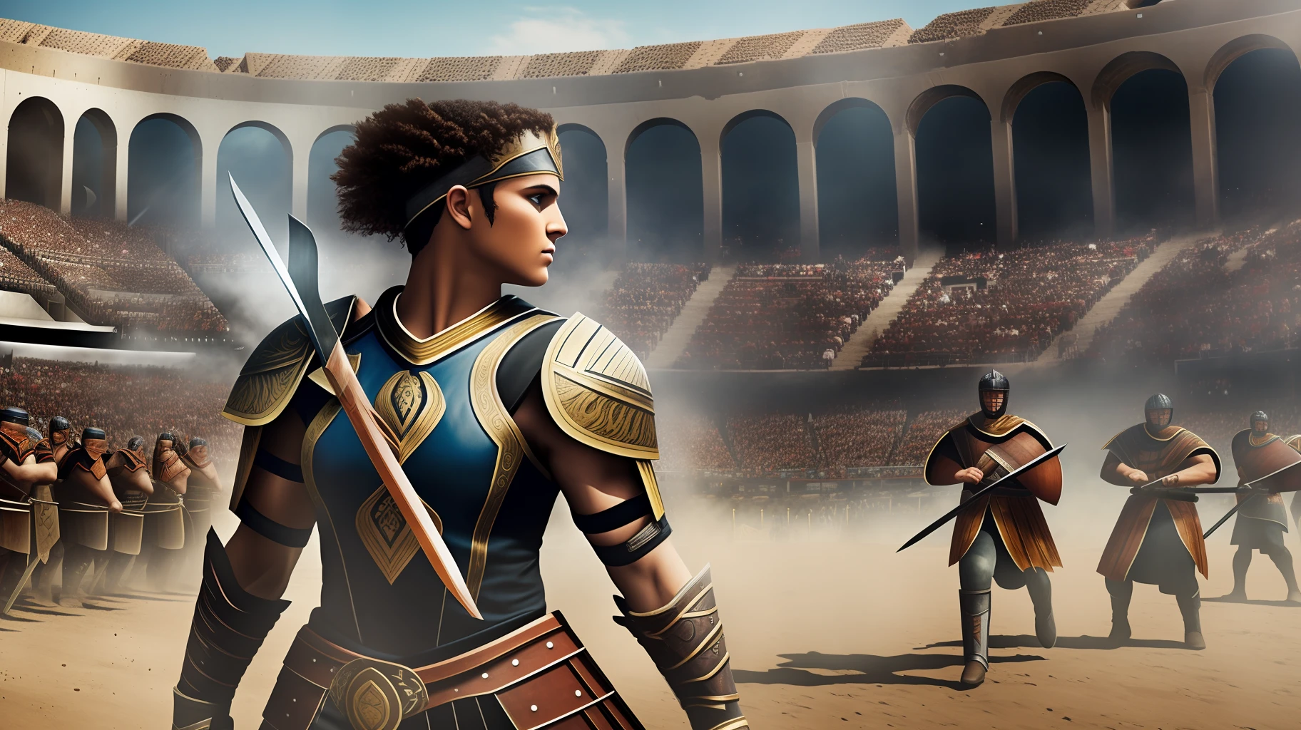 Warrior in the arena
