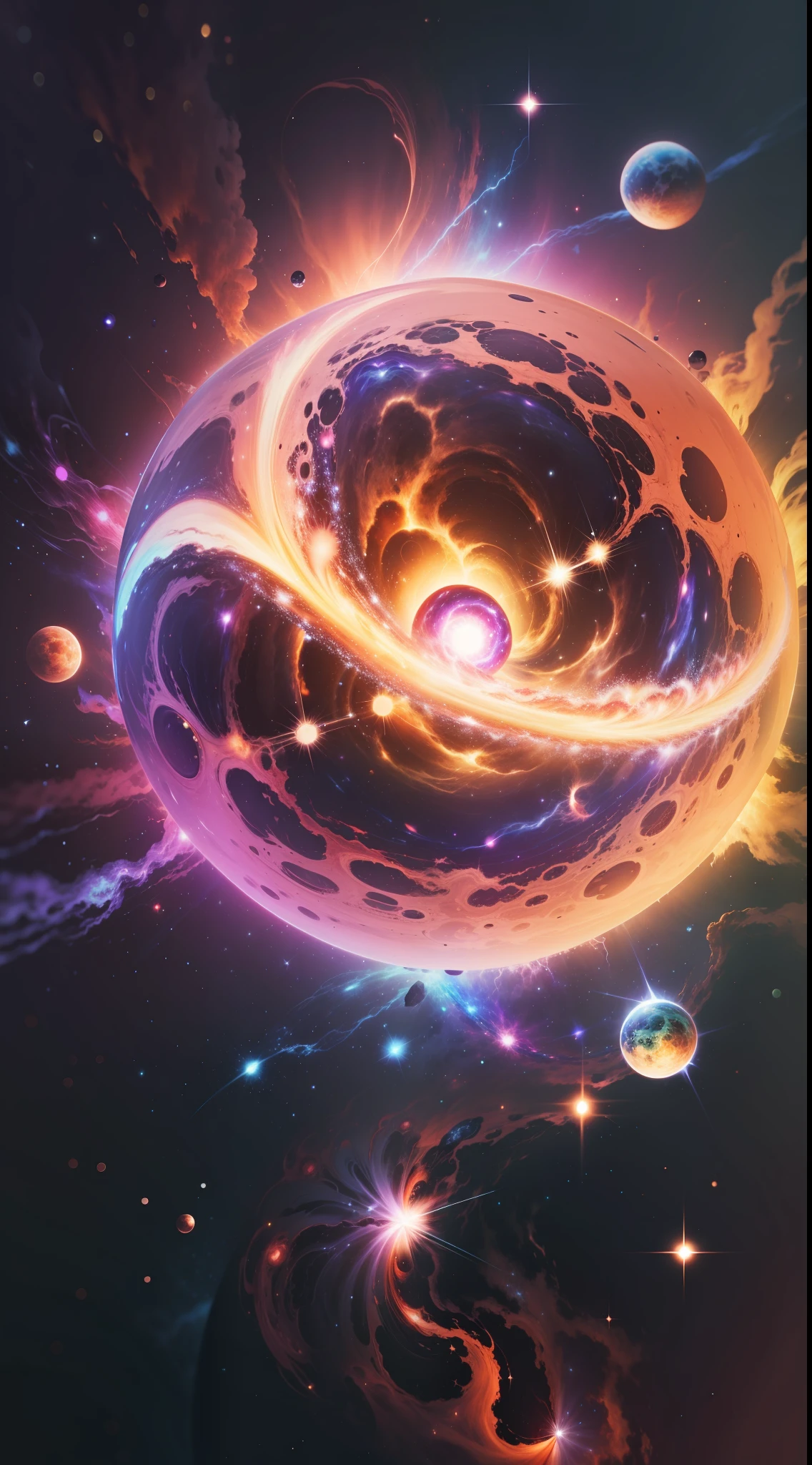 Energy, chaotic universe, (high quality), 8k