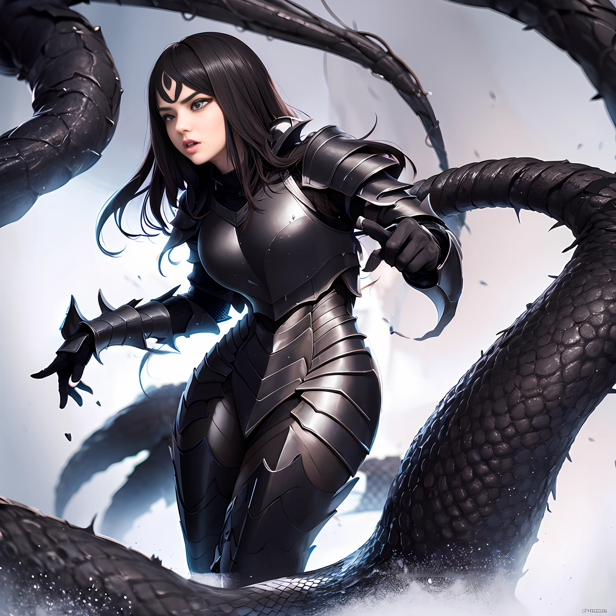 Dragonic-armor, scale-plate armor, scale armor, snake scales, dragon-scales