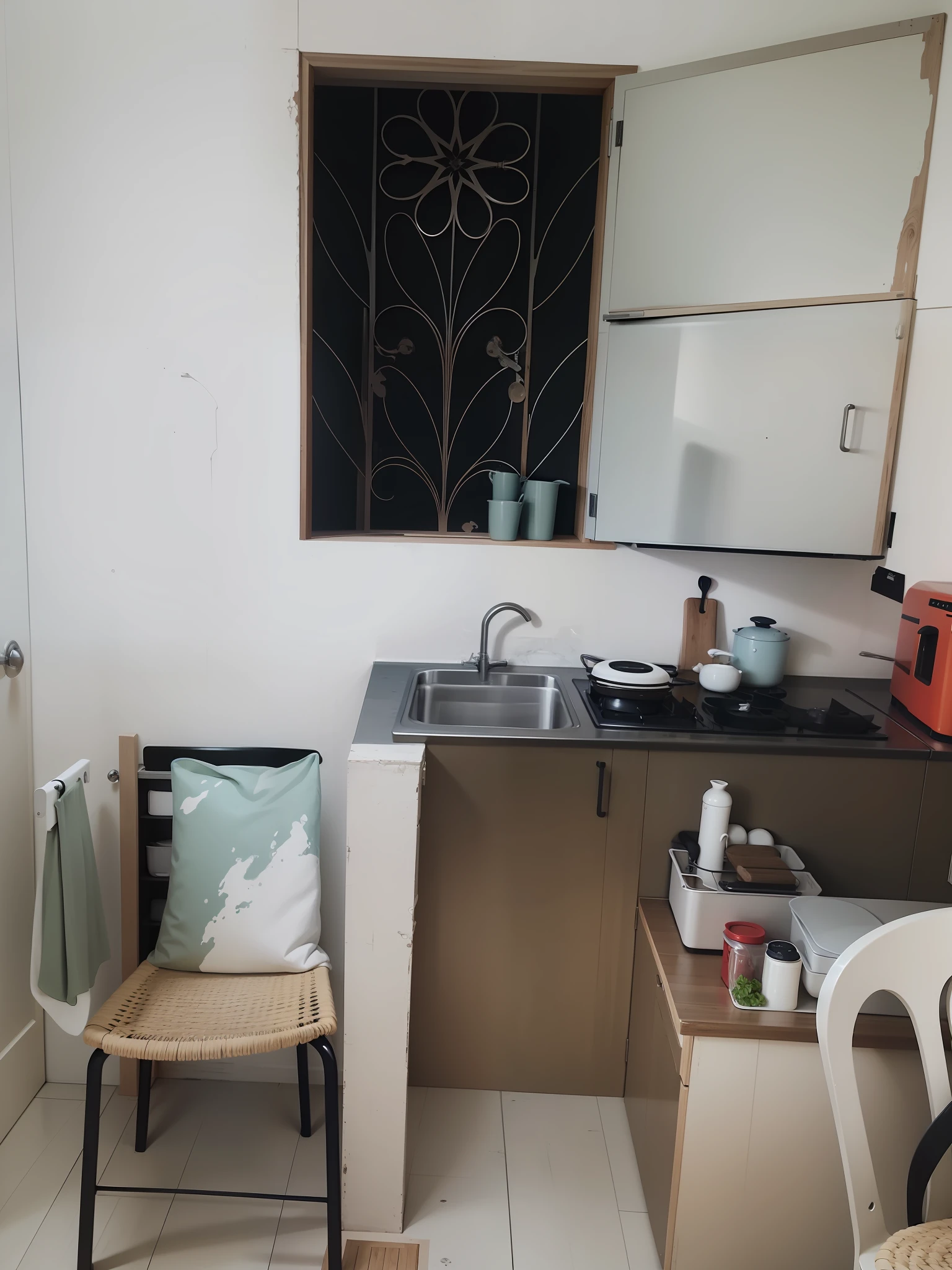 A minimalist kitchen