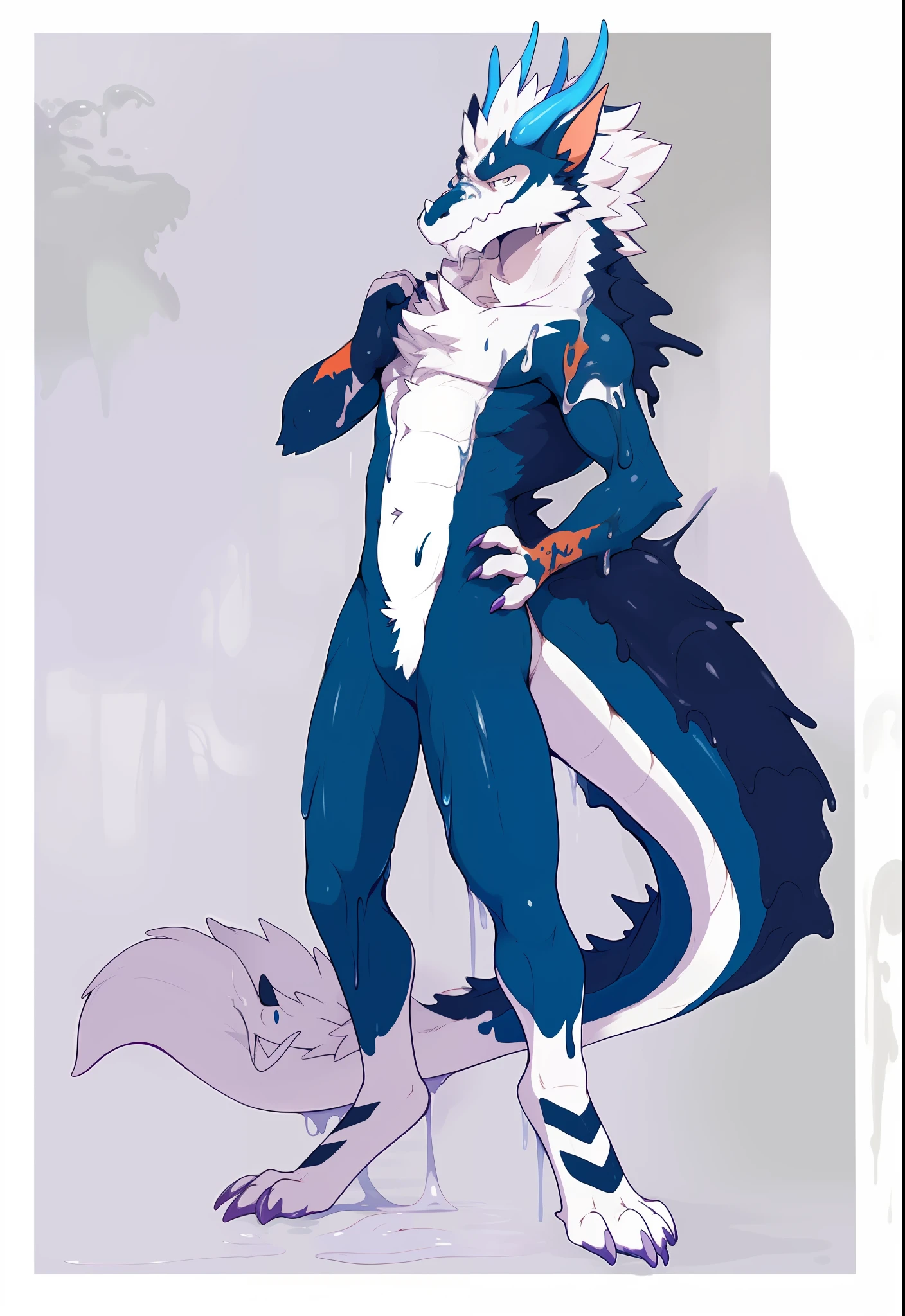 NJ5 Furry, ((dragon,)), white fur, male, kimono, ((extremely realistic shadows, masterpieces, extremely detailed, realistic)),
, strong, mature male, dynamic pose (furry art, plumlucky:1.4), explicit, furry, mane, 4k, (solo, dragon furred_dragon male,:1.2) collar, latex, rubber, (goo_transformation, mid_transformation, :1.4), (by Plulmucky:1.2), complex, elegant, very detailed, centered, crappy, digital painting, artstation, concept art, smooth, sharp focus, complex, elegant, highly detailed, centered, lame, digital painting, artstation, concept art, smooth, sharp focus