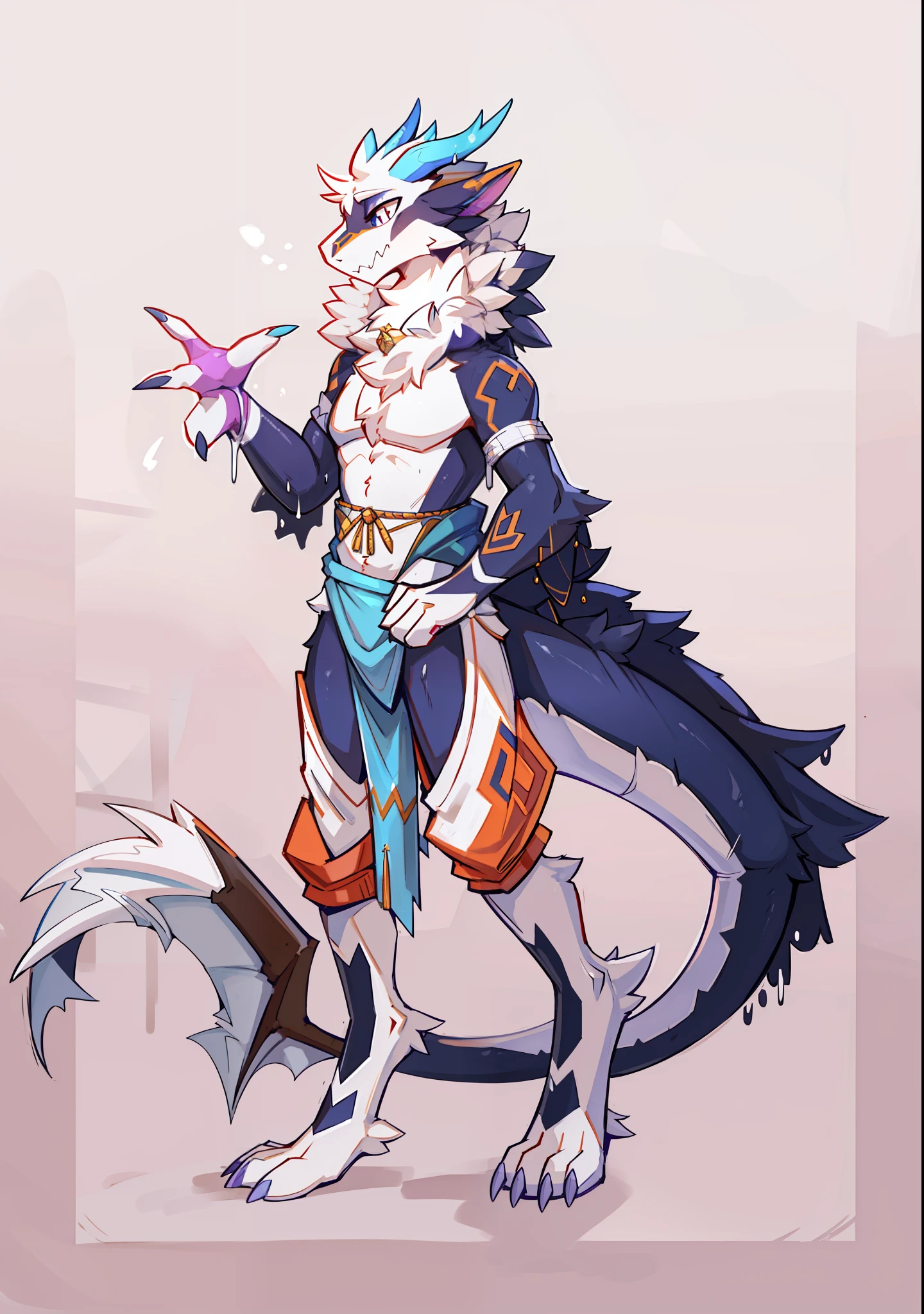 NJ5 Furry, ((dragon,)), white fur, male, kimono, ((extremely realistic shadows, masterpieces, extremely detailed, realistic)), , strong, mature male, dynamic pose (furry art, plumlucky:1.4), explicit, furry, mane, 4k,( solo, dragon furred_dragon male,:1.2) collar, latex, rubber, (goo_ transformation, mid_transformation, :1.4 ), (by Plulmucky:1.2), complex, elegant, very detailed, centered, lame, digital painting, artstation, concept art, smooth, sharp focus, complex, elegant, highly detailed, centered, lame, digital painting, artstation, concept art, smooth, sharp focus