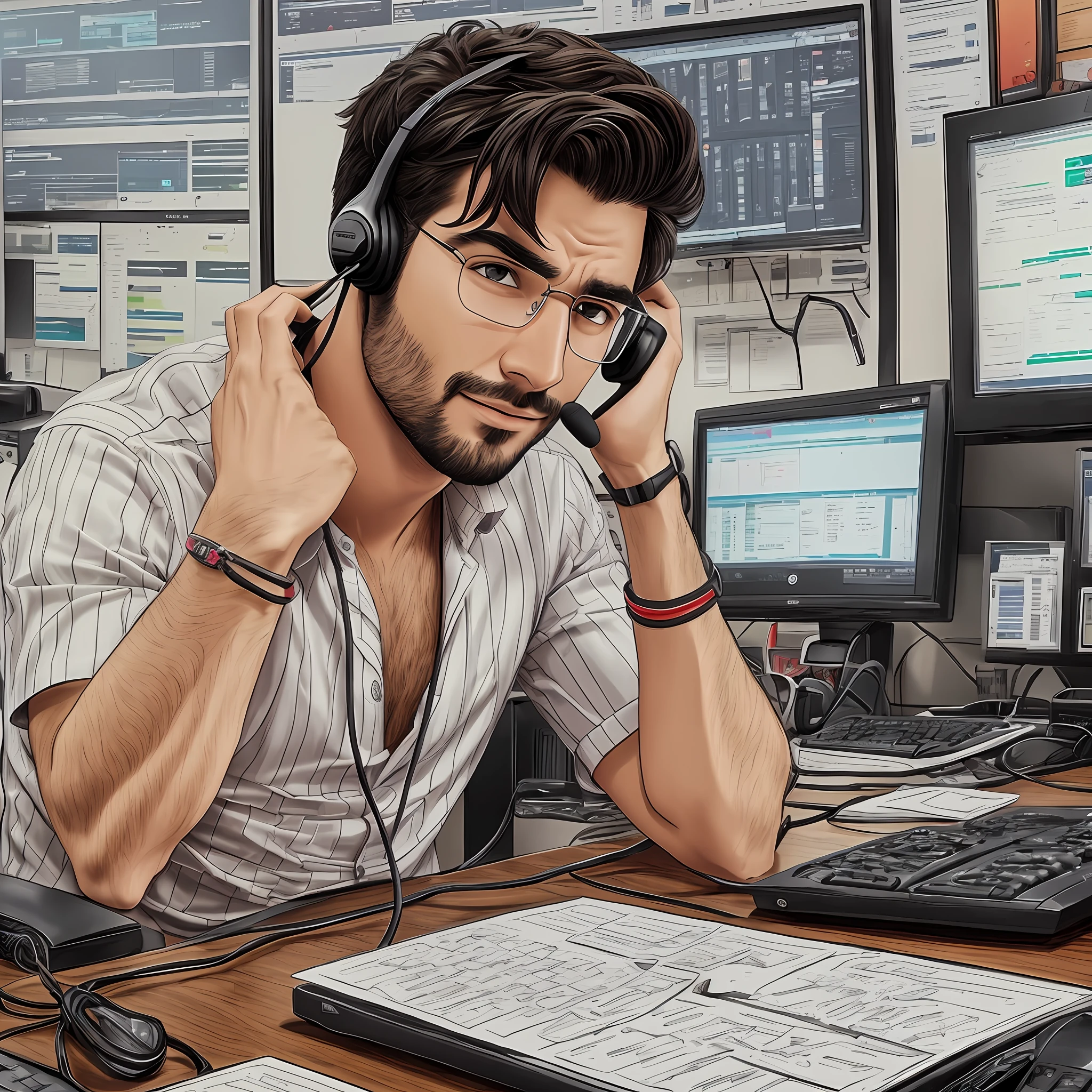 Create a Man Telemarketer --auto --s2