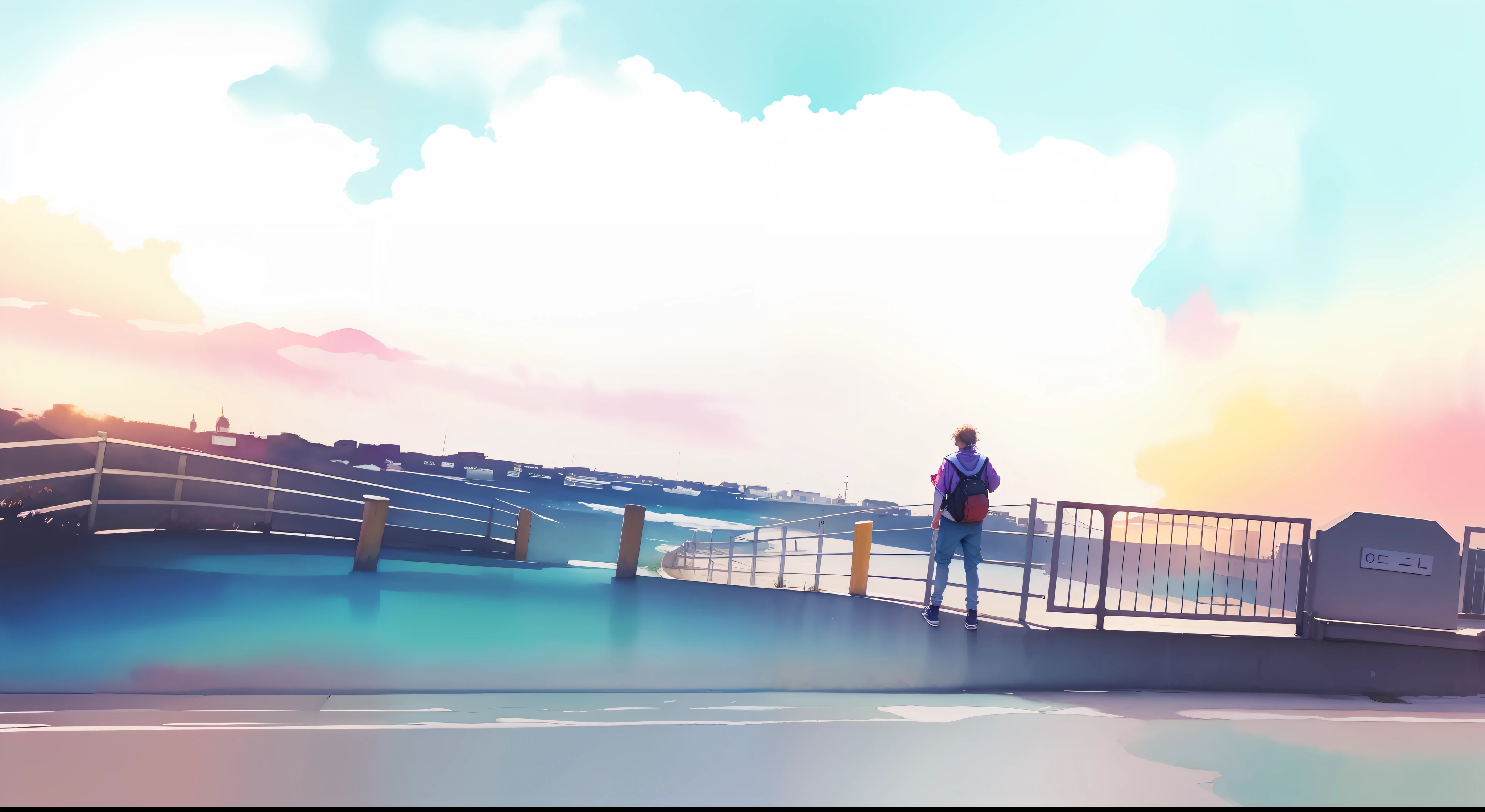 Vivid with watercolor --auto --s2