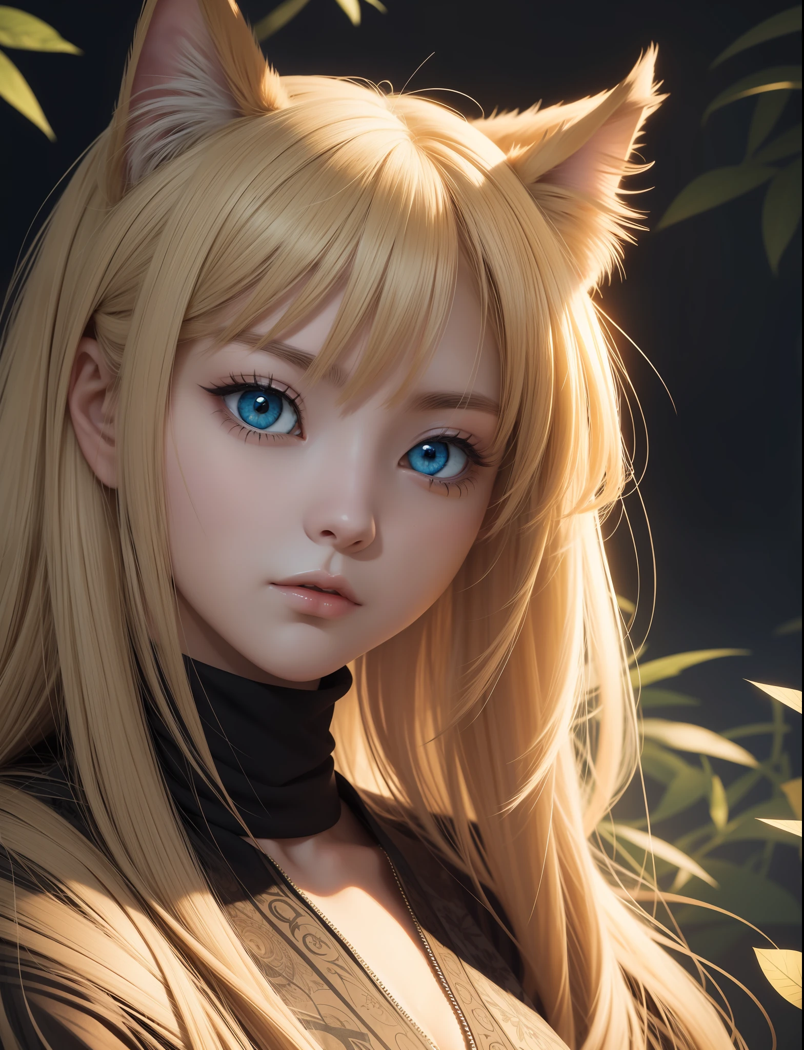 (Art by Xennos), amazing illustration, anime, cartoon, masterpiece, best quality, absurd res, extremely clear, highly detailed, highly detailed facial features, perfect face, perfect eyes, both eyes the same, furry, anthro, female calico cat, highly detailed background,