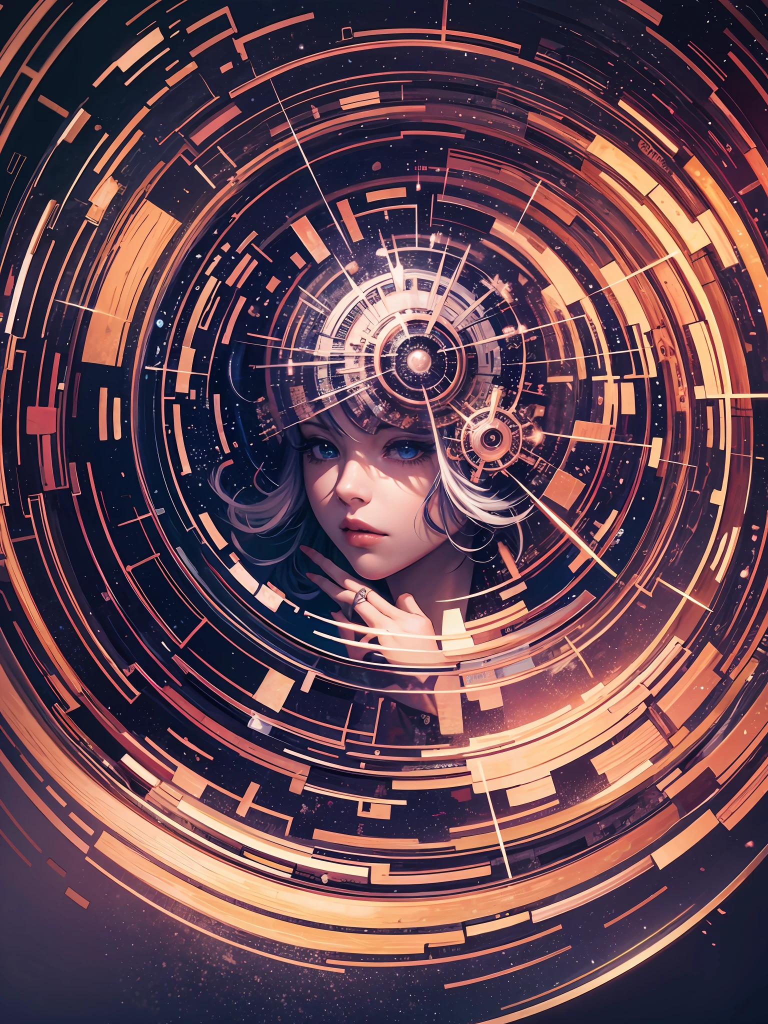 official art, unity 8k wallpaper, ultra detailed, beautiful and aesthetic, High quality, beautiful, masterpiece, best quality, (zentangle, mandala, tangle, entangle:0.6), --auto --s2