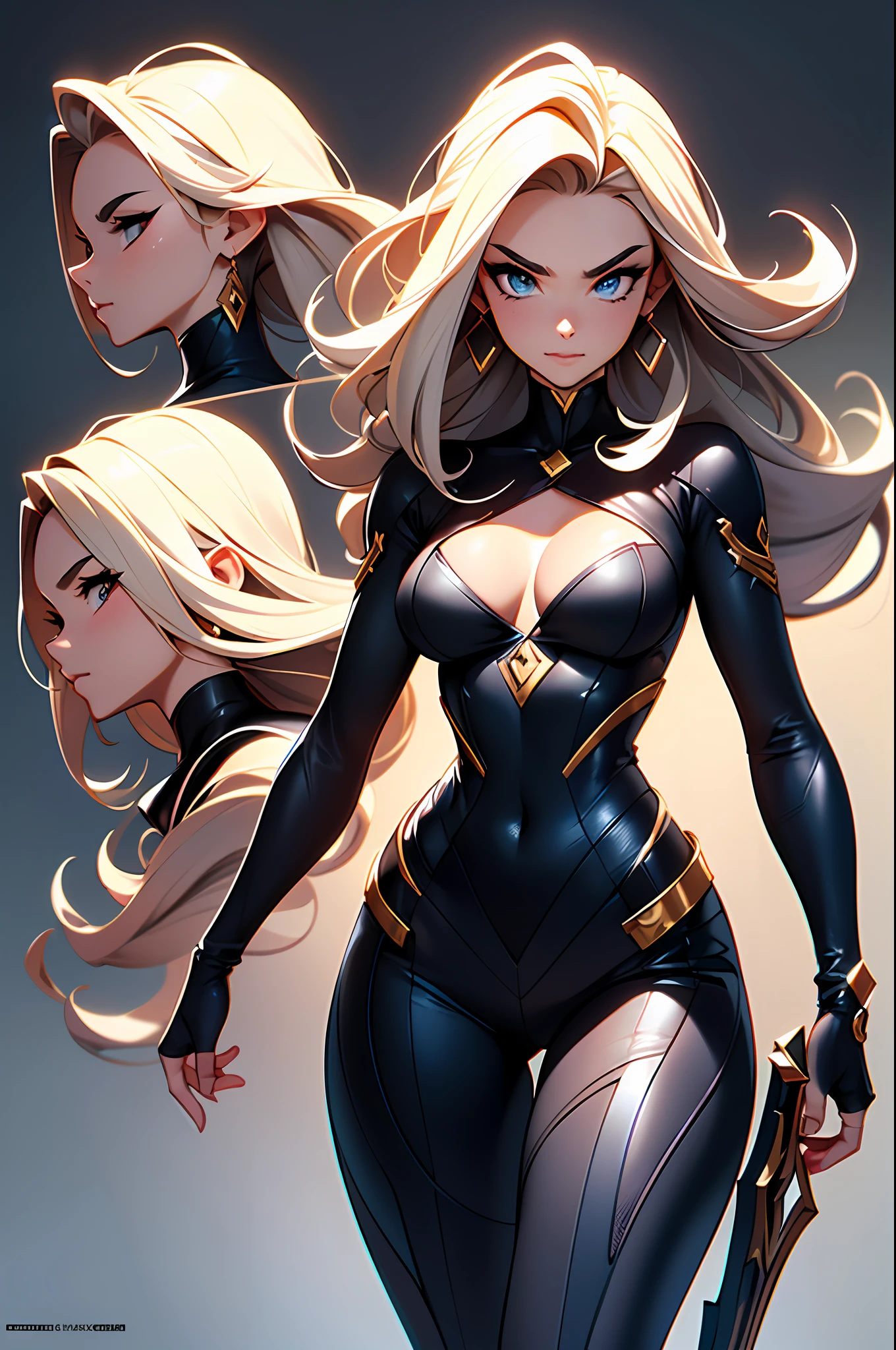 beautiful, perfect and detailed angular sharp oval human face, full body, comic style COLORS, perfect anatomy, centered, approaching perfection POSE, dynamic, highly detailed, character sheet extremely detailed, artstation, concept art, smooth, sharp focus, illustration,(beautiful and clear background:1.2), (extremely detailed, ultra-detailed, best shadow:1.1), large breasts,   , (white background:0.5), (illustration :1.1), (extremely fine and beautiful :1.1), (perfect details:1.1):, inking comix, perfect human face, full body, comic style, perfect anatomy, centered, approaching perfection, dynamic, highly detailed, character sheet, artstation, concept art, smooth, sharp focus, illustration, High resolution, Comic book, High quality, 
, cores brilhantes