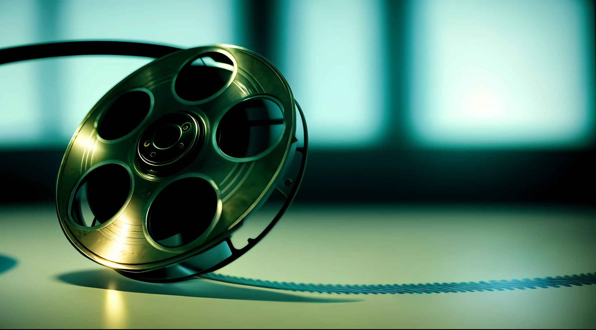 a close up of a film reel with a blurry background, movie footage, an film still, movie picture, film footage, movies, animated film, [ theatrical ], indie film, stock footage, animation film, film still promotional image, film render, cinematográfica, cinematographic photo, award winning movie, video footage, movie film still, # film, old movie