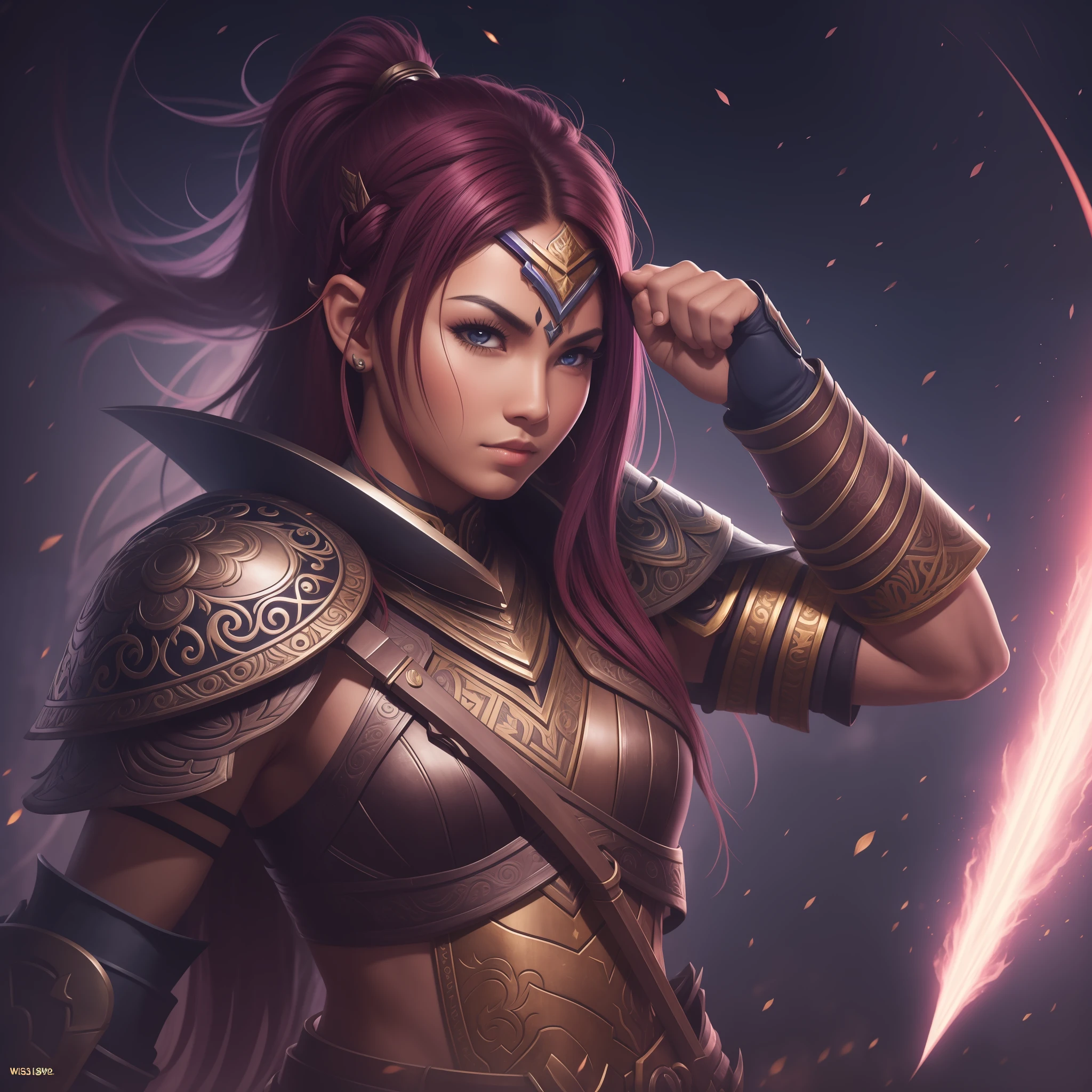 wislo, warrior, night