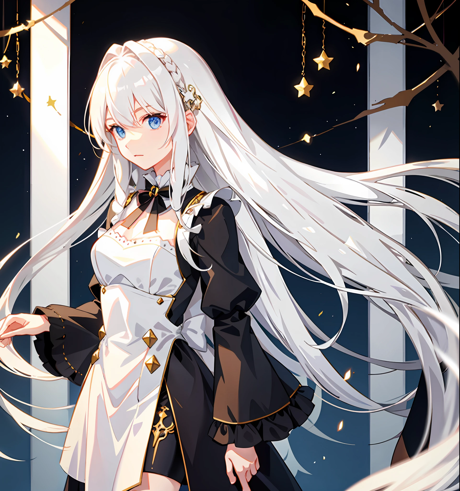 white-haired maiden