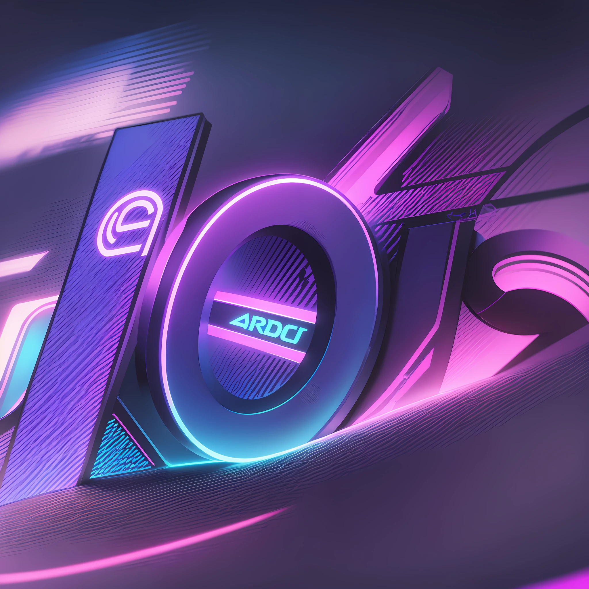 logo concept, ((AIRCADE)), hD, white background, neon Blue and magenta logo, half-round and complete text, 2d logo, brand logo, store logo --auto --s2