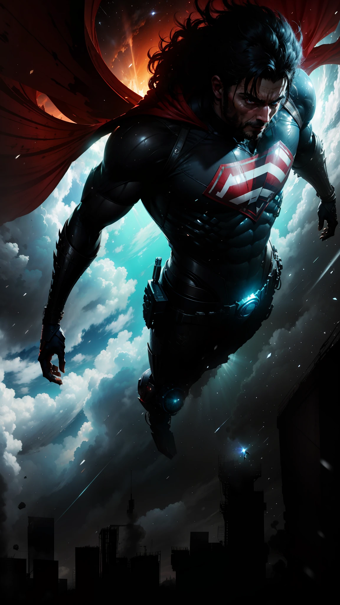 Super homem, unreal engine 5, 8k.