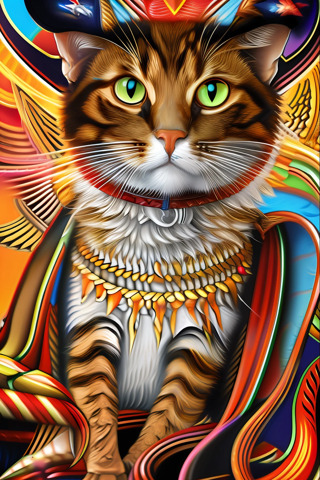 I'm a cat No name yet, fantasy magician art, in the style of masami kurumada, illustration, epic, fantasy, intricate, hyper detailed, artstation, concept art, smooth, sharp focus, ray tracing