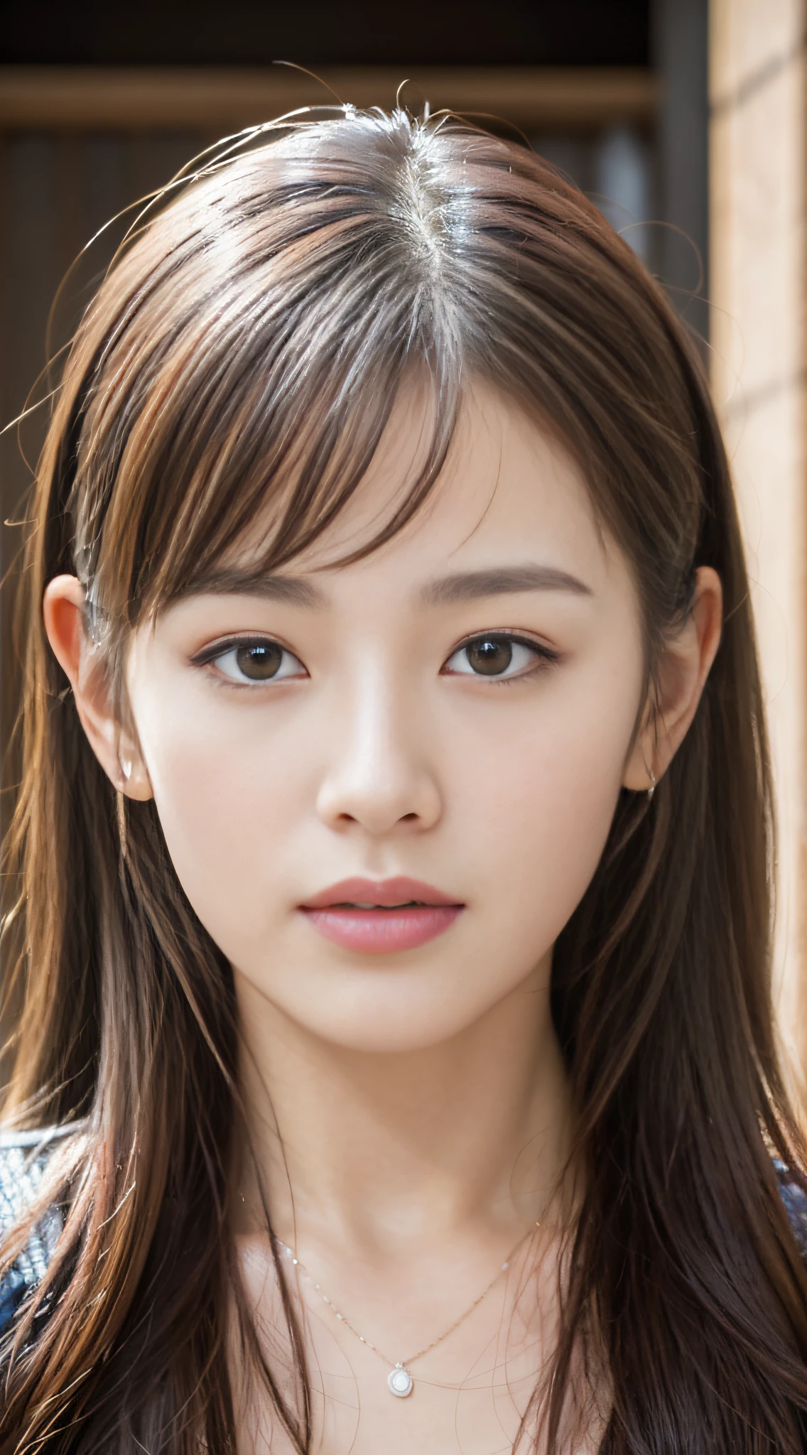 Top Quality, Masterpiece, Ultra High Resolution, (Photorealistic: 1.4), RAW photo, 8k, Japan Woman, Straight Front, Looking At Camera, Face Up