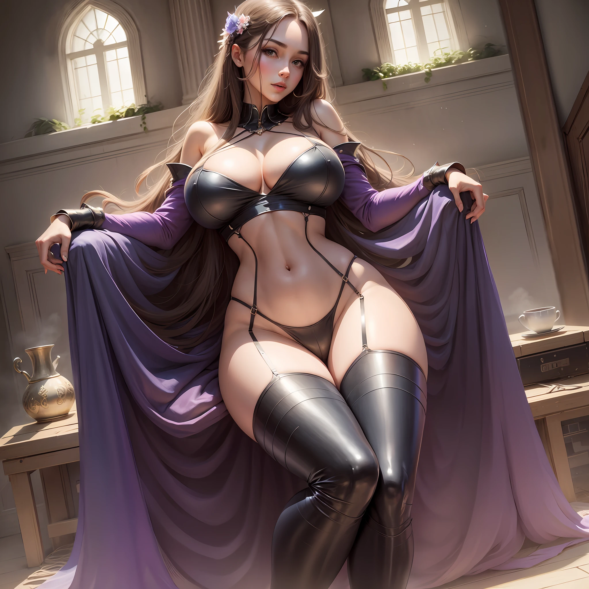 Beauty, long hair, big breasts, long legs, seductive, bursting breasts, sexy --auto --s2