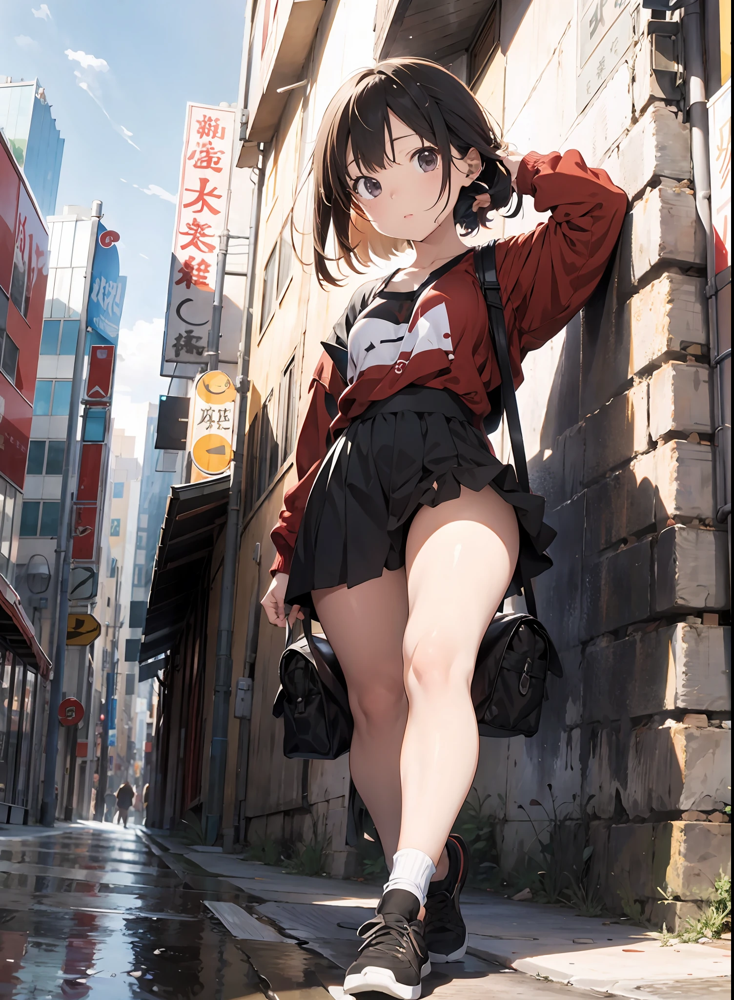 manga cover, stylized, perspective, two characters, ultra detailed, perfect composition, epic composition