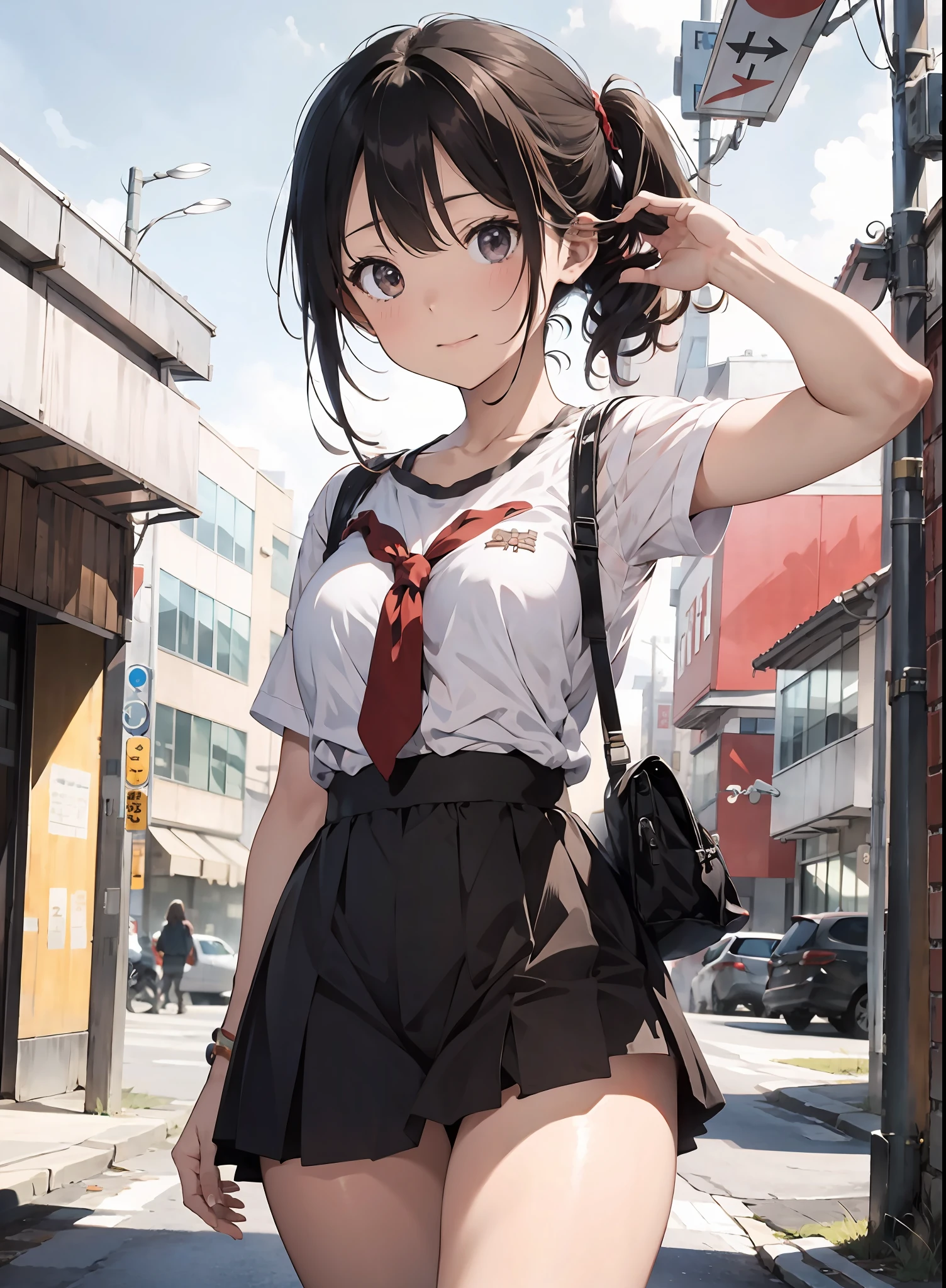 manga cover, stylized, perspective, two characters, ultra detailed, perfect composition, epic composition
