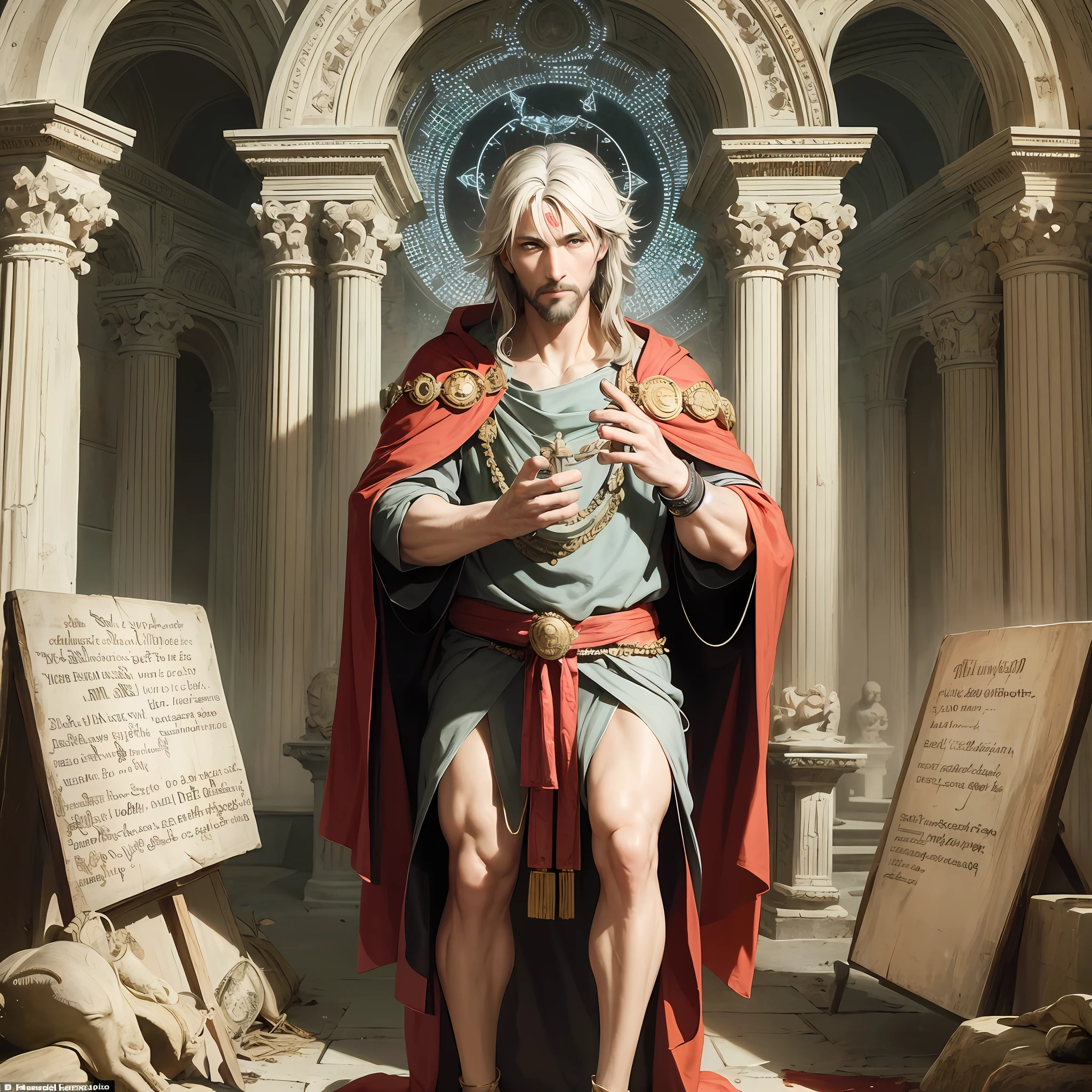 JUDAS LEBEU - THE THADDEUS:
Judas, also called Lebaeus or Thaddeus,
Disciple of Master Galileo.
Witness of love and righteousness,
A life dedicated to devotion.
His heart overflowed with faith,
Taking the message wherever it went.
Spreading the light of divine love,
With words and gestures, without fear.
In Persia, he found his way,
In martyrdom, he sealed his fate.
By the faith that was his sustenance,
He shed his blood, an act of encouragement.
His life was a worship,
An example of faith and devotion.
In the service of the Master, he found his purpose,
Walking with courage on every route.
Judas, Lebaeus, Thaddeus, a multiple name,
A resilient soul, an unforgiving heart.
His testimony echoes through time,
Inspiring us to embrace the divine feeling.
May your story inspire us to love,
Follow in the footsteps of Christ without hesitation.
Judas, example of unshakable faith,
Rest in peace, in the impassable realm. --auto --s2