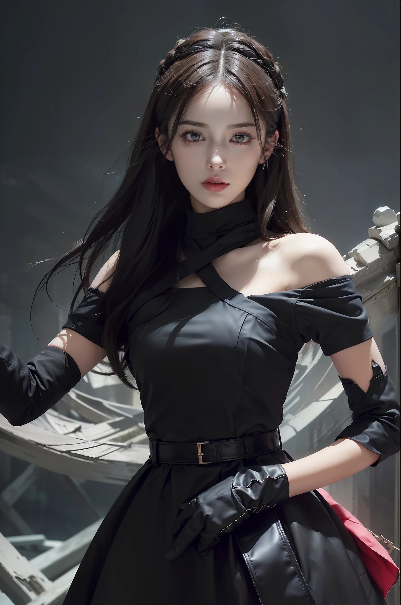 (front focus),(in the dark:1.6),
(masterpiece, top quality, best, official art, beautiful and aesthetic:1.2),(masterpiece, top quality, best quality, official art, beautiful and aesthetic:1.2),(masterpiece, top quality, best quality, official art, beautiful and aesthetic:1.2), 1girl, glitch art, (digital distortion), pixelated fragments, data corruption,colorful noise, visual chaos,contemporary aesthetics
