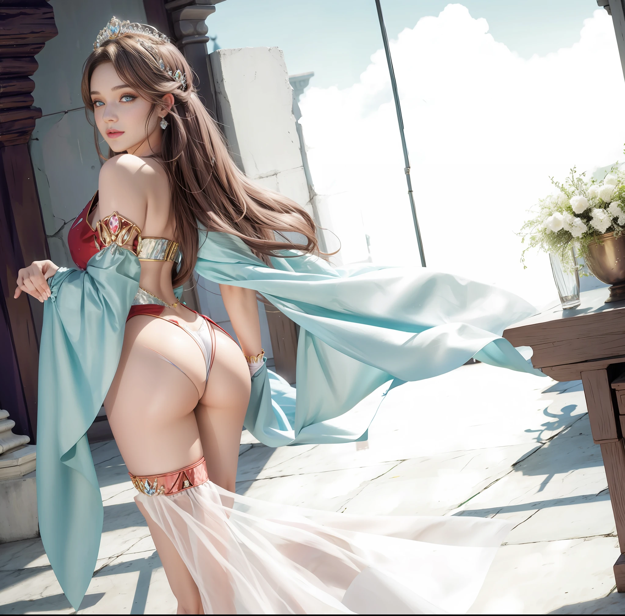 ((Princess with an attractive ass))