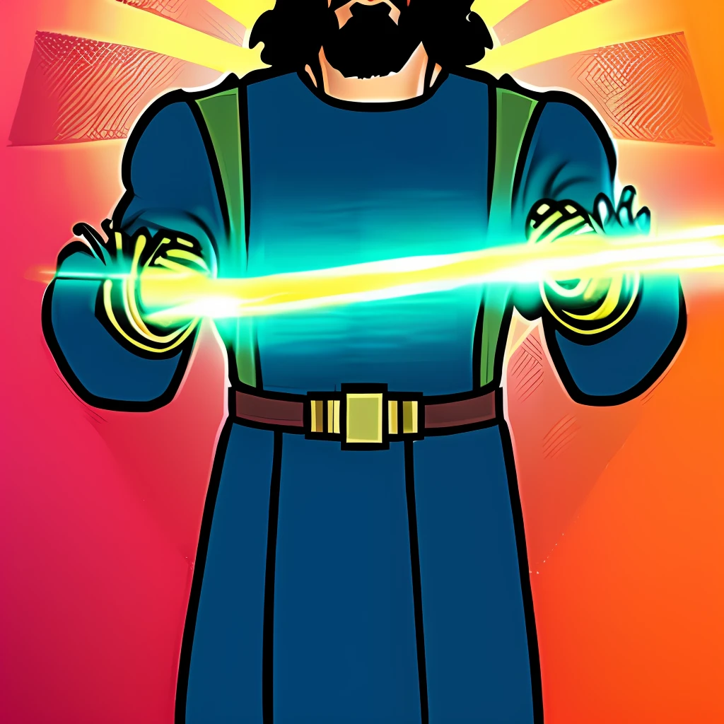 Jesus with infinity gauntlet