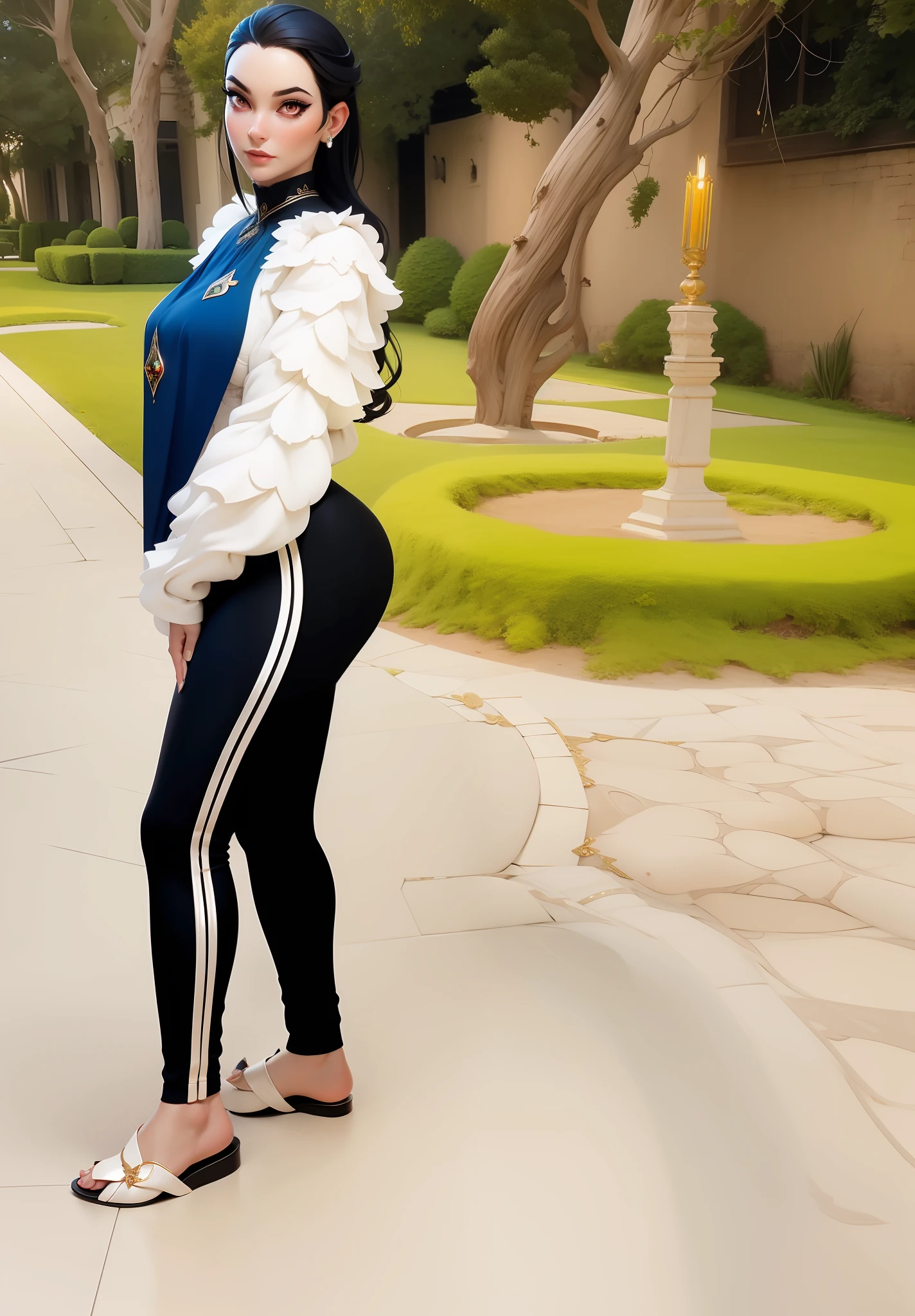 unparalleled masterpiece, ultra realistic 8k CG, perfect artwork, ((perfect female figure)), mature female, milf, narrow waist, looking at viewer, seductive posture, sexy pose, alluring, clean, beautiful face, pure face, pale skin, large breasts, exposed breasts, naked breasts, pressing breasts up against a window, divine goddess, ((shiny skin)), (((skindentation))), lace, lace trim, short lace-trimmed black skirt, delicate pattern, intricate detail, (rich:1.4), prestige, gorgeous, luxury, royal palace, jewelry, gem, gold, silver, diamond, glint, sapphire, ruby, emerald, pearl, amber, obsidian tifa lockhart, red eyes, black hair, long hair, (((sweating)))