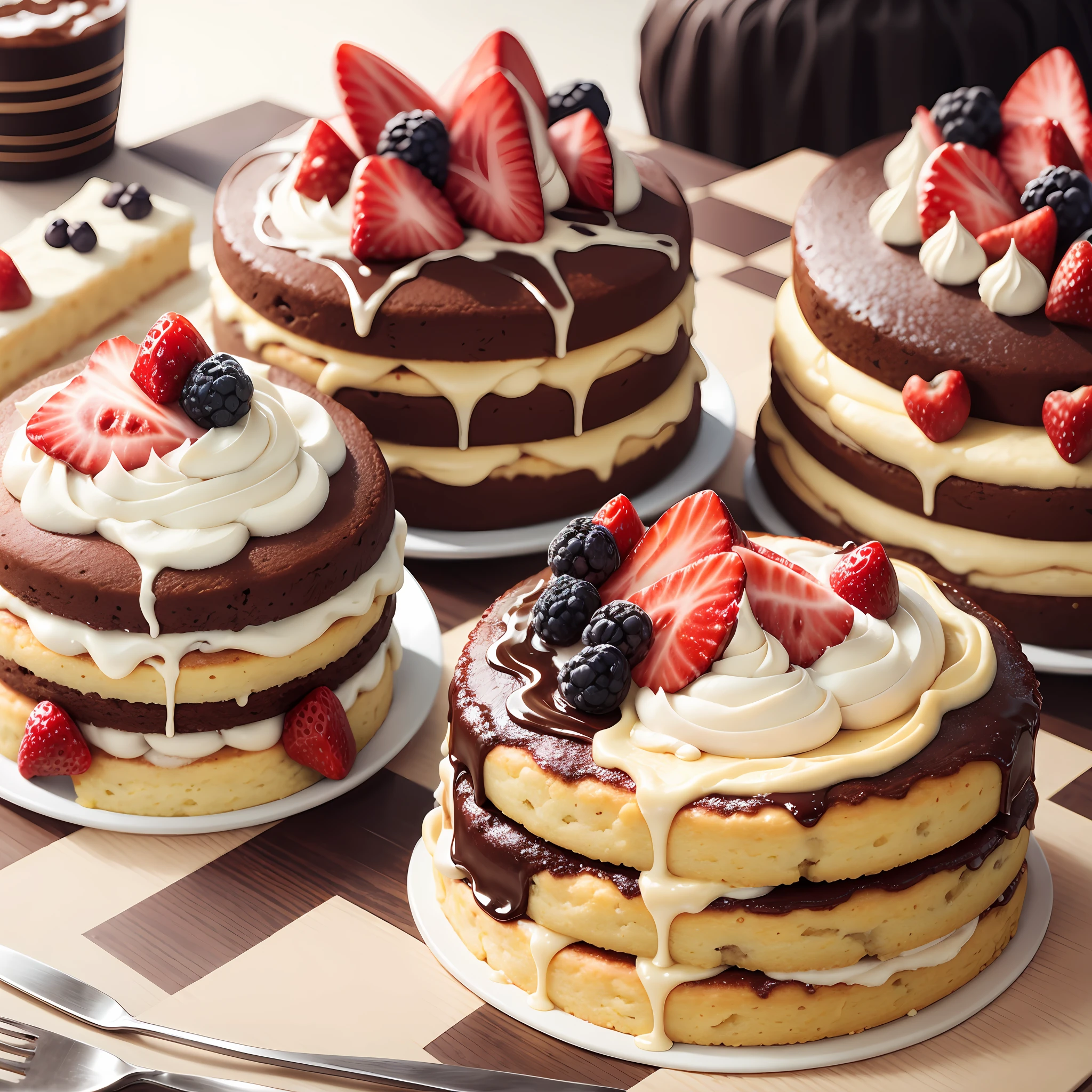 A set of cakes --auto --s2