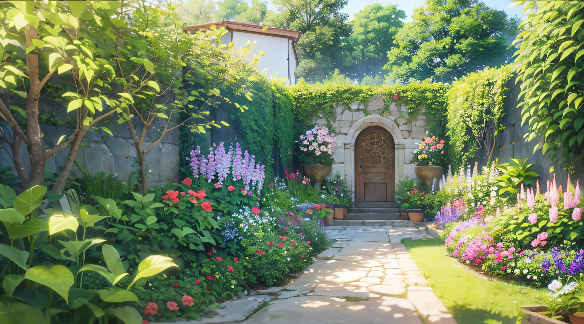 Beautiful garden, Glibi studio style