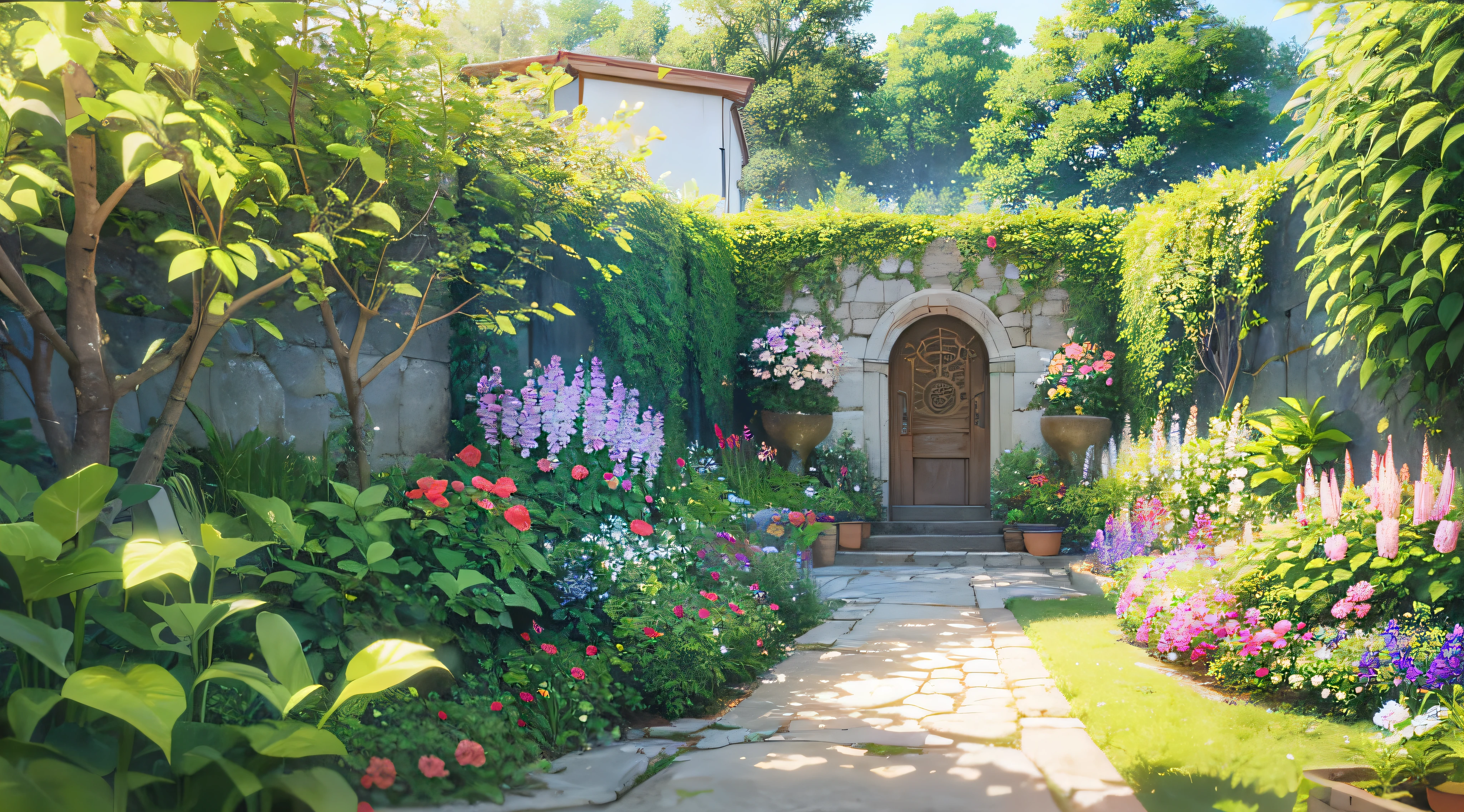 Beautiful garden, Glibi studio style
