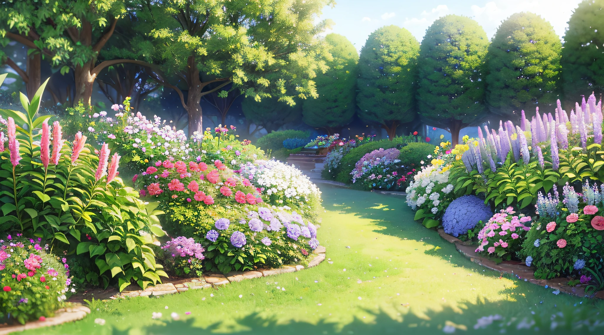 Beautiful garden, Glibi studio style