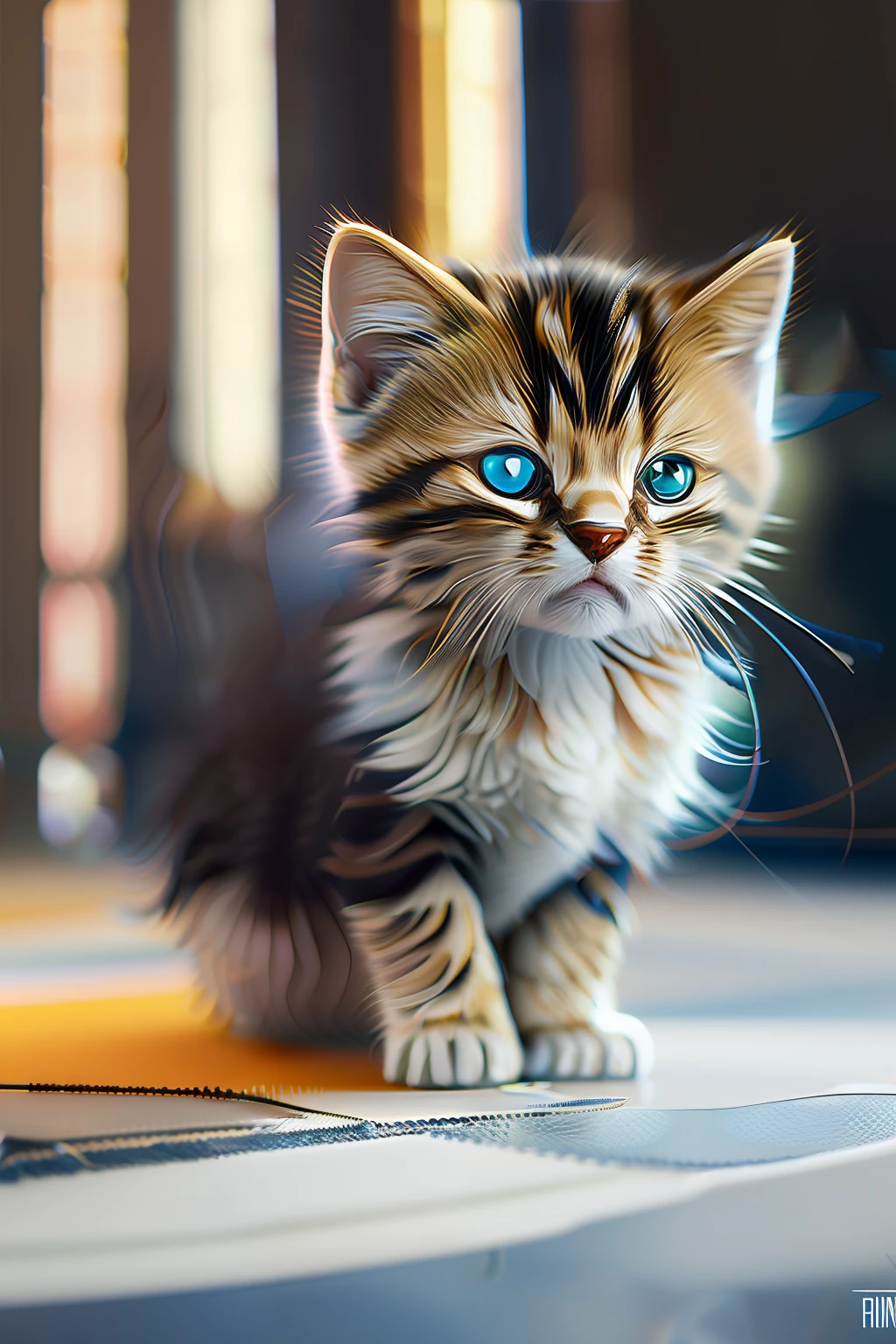 Kittens, Fluffy, Great Photos, Winning Entries, Super Entries, Movie Entries, Winning Entries, Photo Artists, Marketing Photo, Concept Art, Octane, Redshift, VFX, Filigree, Bordalo, Patrick Gleason, Karlkka, Jayison Devadas, Phuoc Quan, trending on Artstation, 8K, ultra wide angle, zenith view, pincushion lens effect