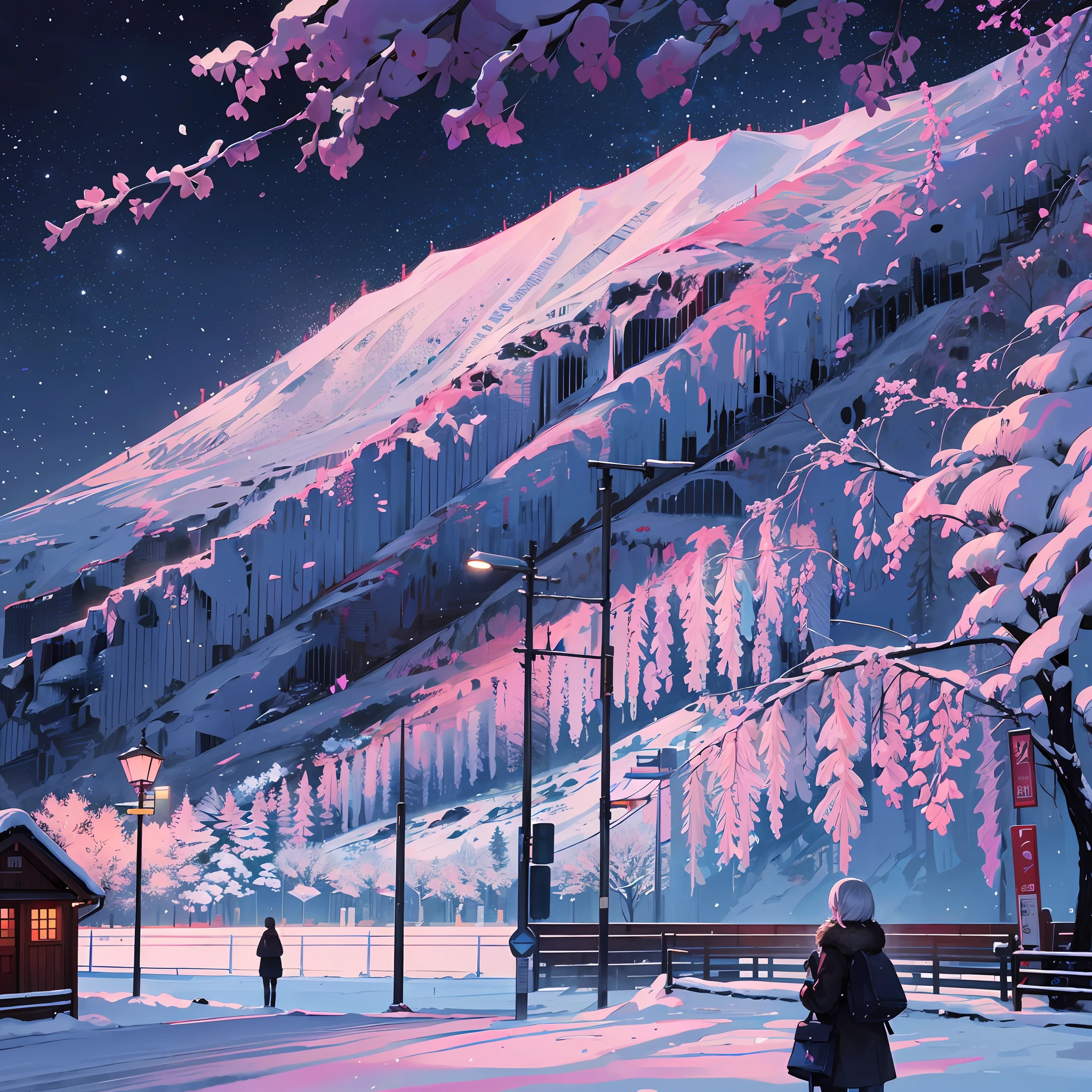 After passing through the long tunnel of the border, it was a snowy country. The bottom of the night turned white. The train stopped at the traffic light.
My daughter stood up from the seat on the other side and dropped the glass window in front of Shimamura. The cold air of the snow flowed in. She climbed out the window and shouted into the distance,
"Station length an, station length an"
The man who slowly stepped on the snow with the light turned down was wrapped over his nose with a lapel wrap and hat fur hanging over his ears.
When Shimamura looked out, wondering if it was already that cold, he saw that the barracks that looked like railway government buildings were scattered coldly at the foot of the mountain, and the color of the snow was swallowed up by darkness before he could go that far. --auto --s2