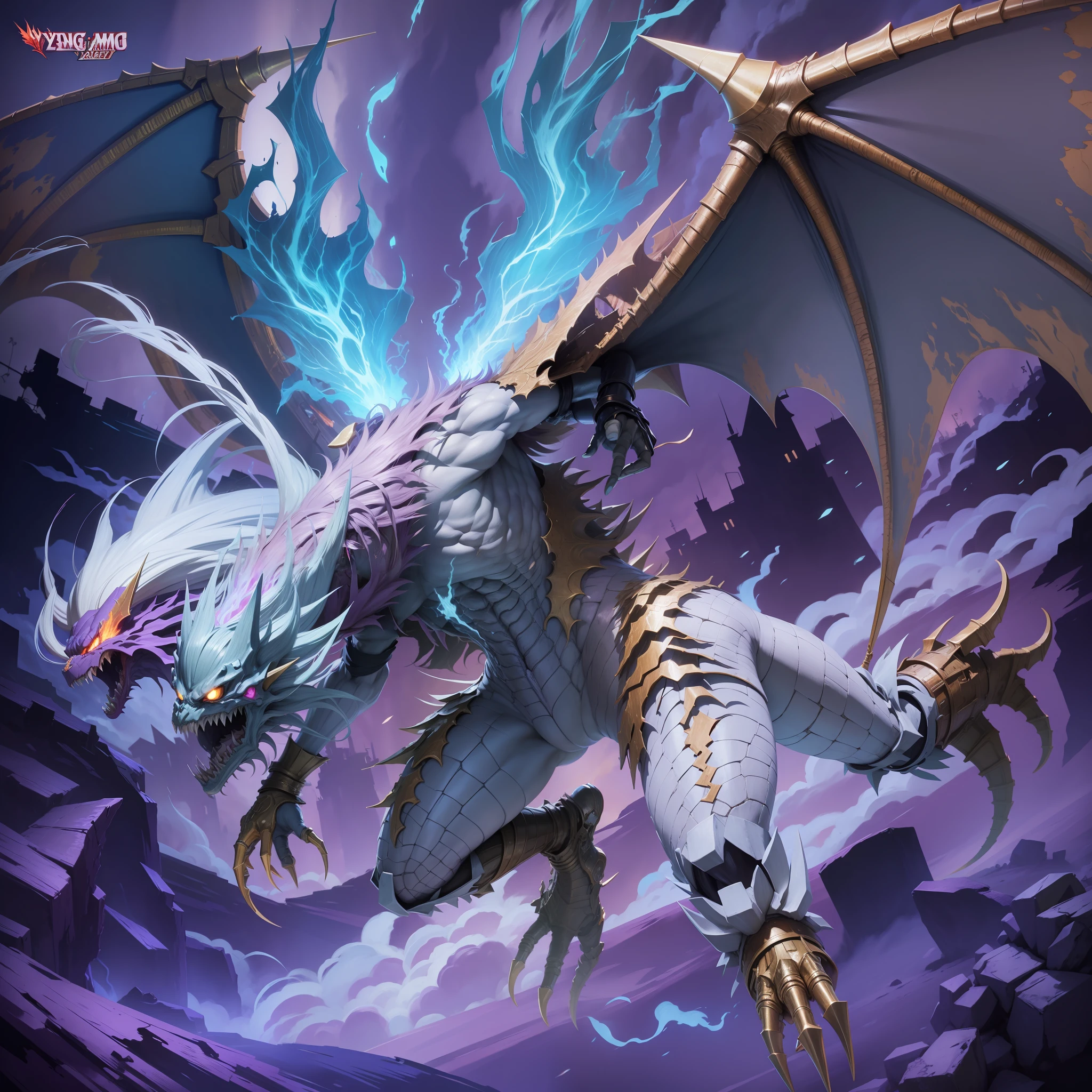 Yugioh Dragonao decomposing zombie catching fire
