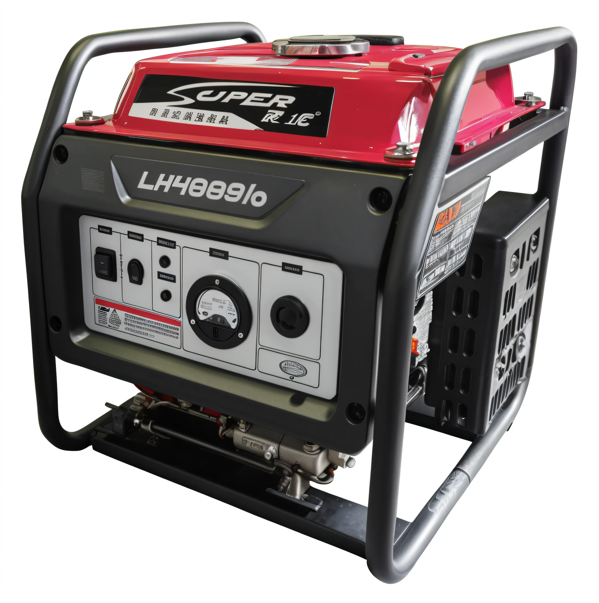 Generator close-up, very powerful, high detail product photos, super realistic", ALP, surreal "detailed, retouched: 1.5, texture: 1.5, original retouched: 1.5