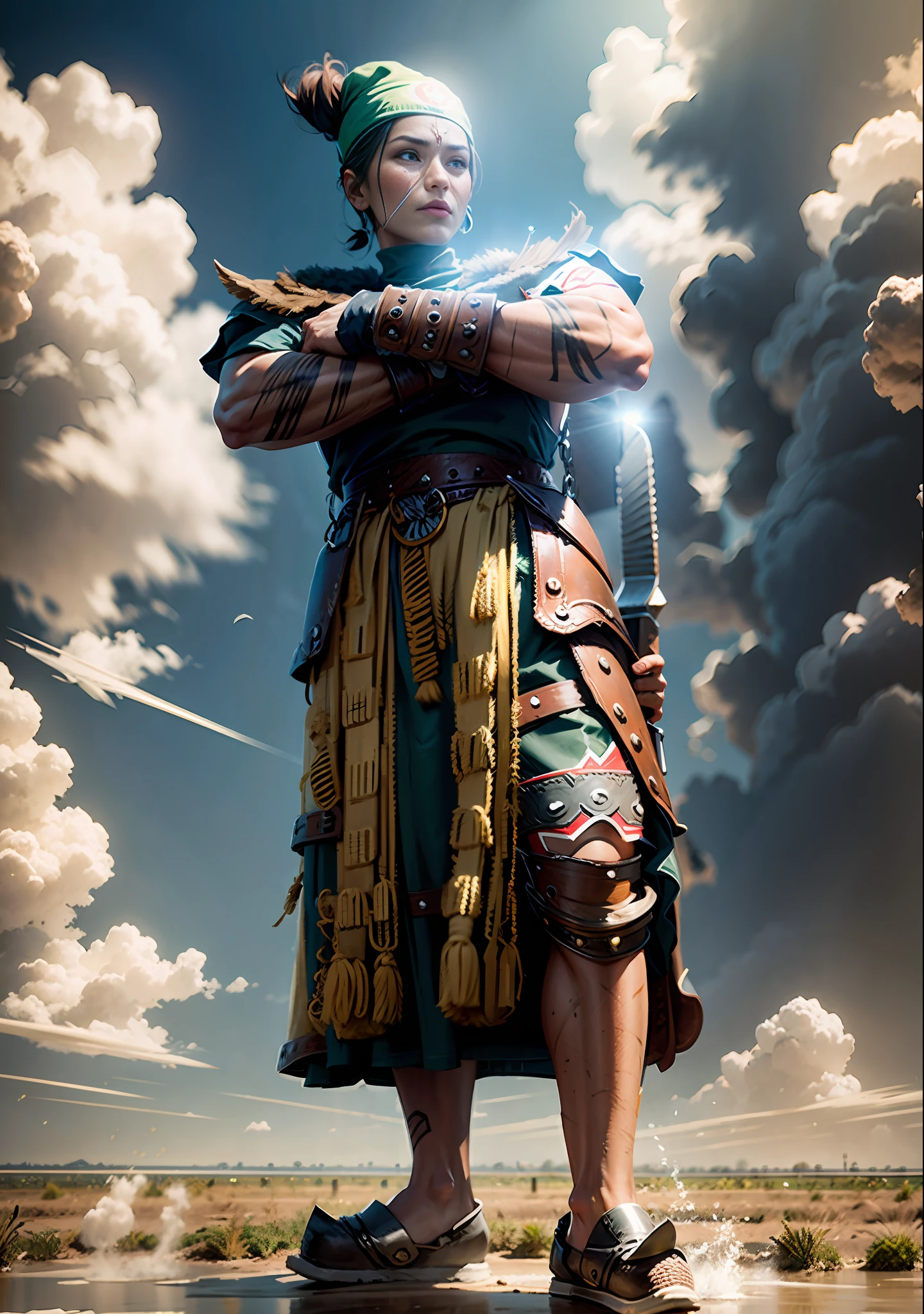 Real human warrior