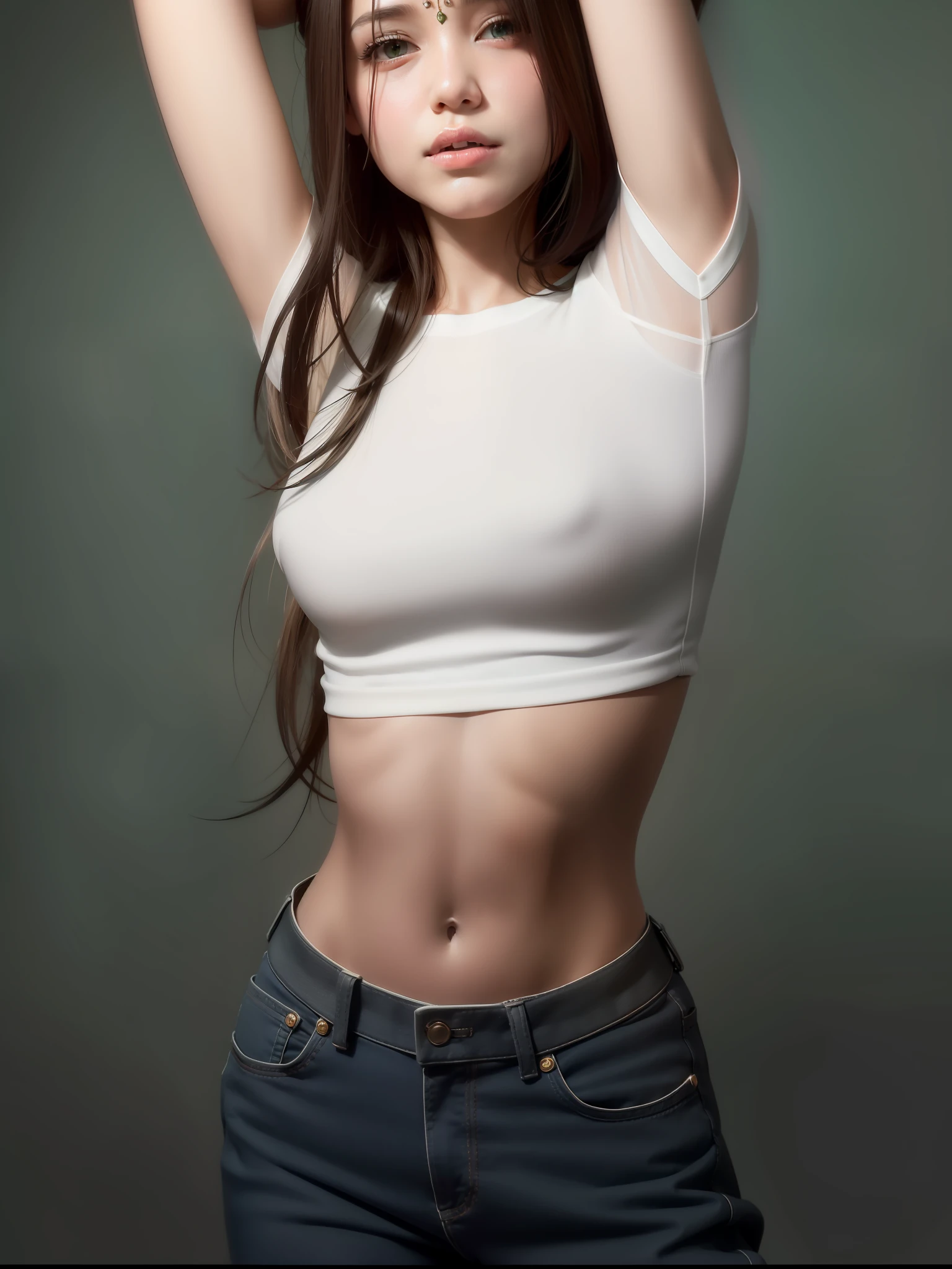 Light green background