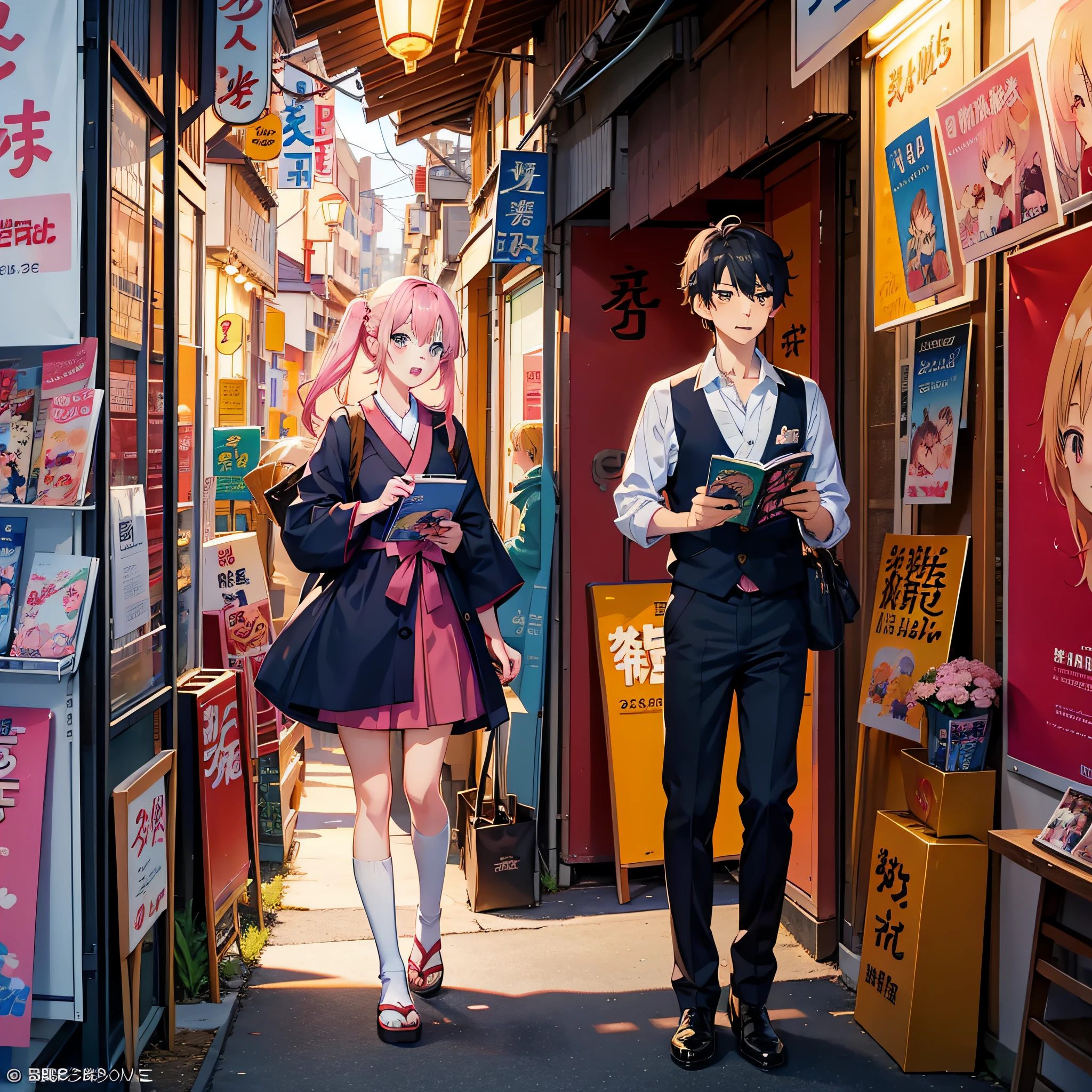 anime poster of a couple boy and girl kissing each other, japanese shoujo manga, shoujo manga, shojo manga, japanese light novel cover, light novel cover art, manga cover style