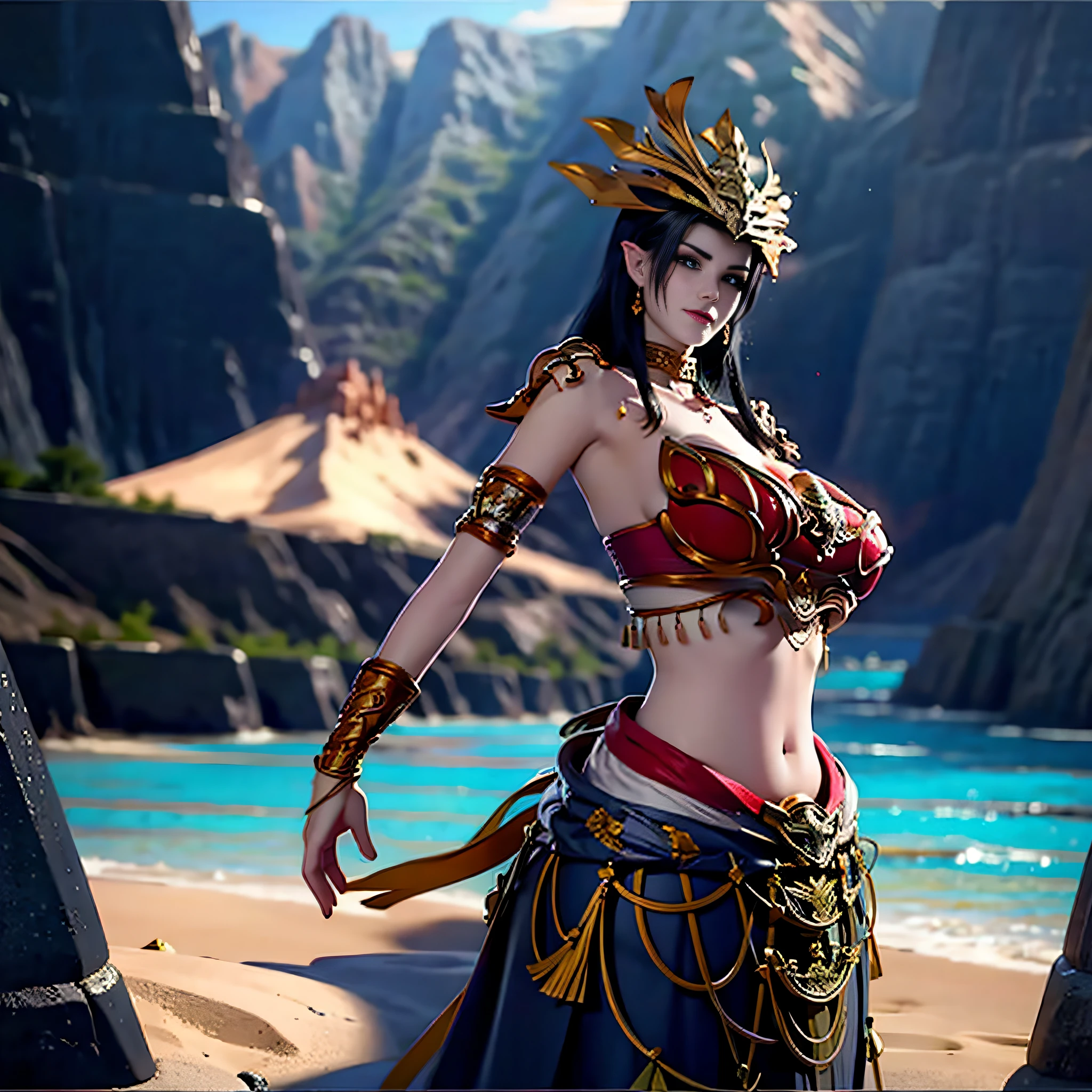 1 woman, (huge boobs, oversized tits, exaggerated breasts), tattoos, long legs, HD, realistic skin, standing