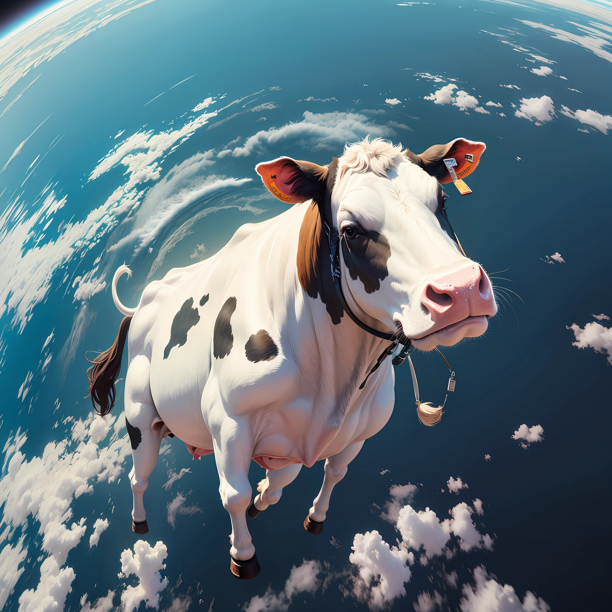 cow floating in space --auto --s2